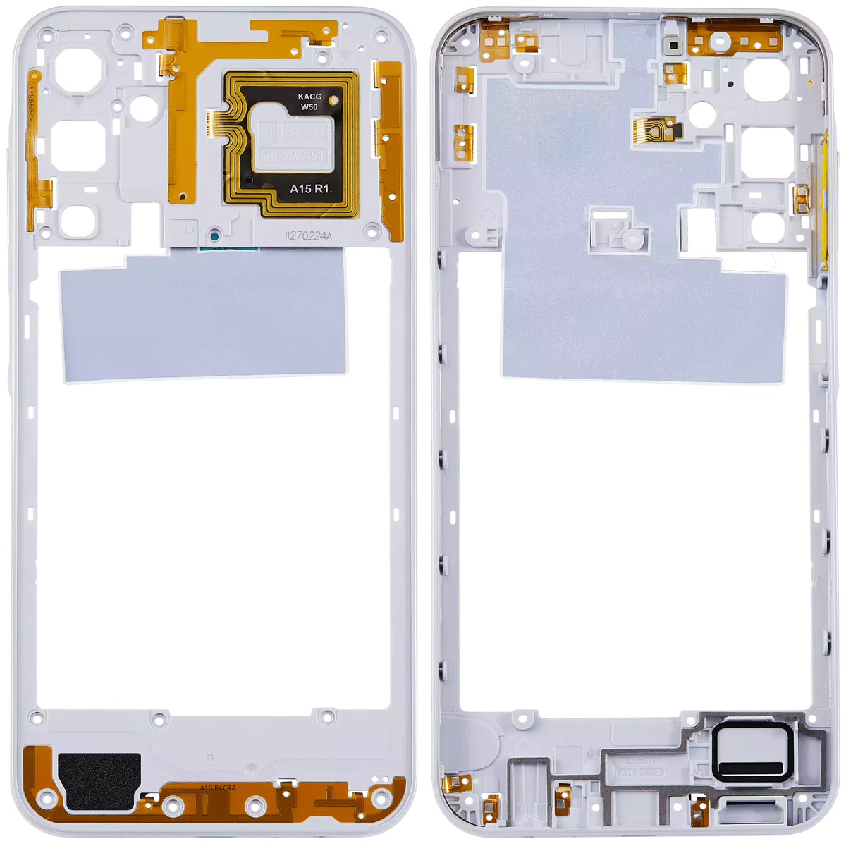 Mid-Frame Housing Compatible For Samsung Galaxy A15 (A155 / 2023) (Magical Blue)