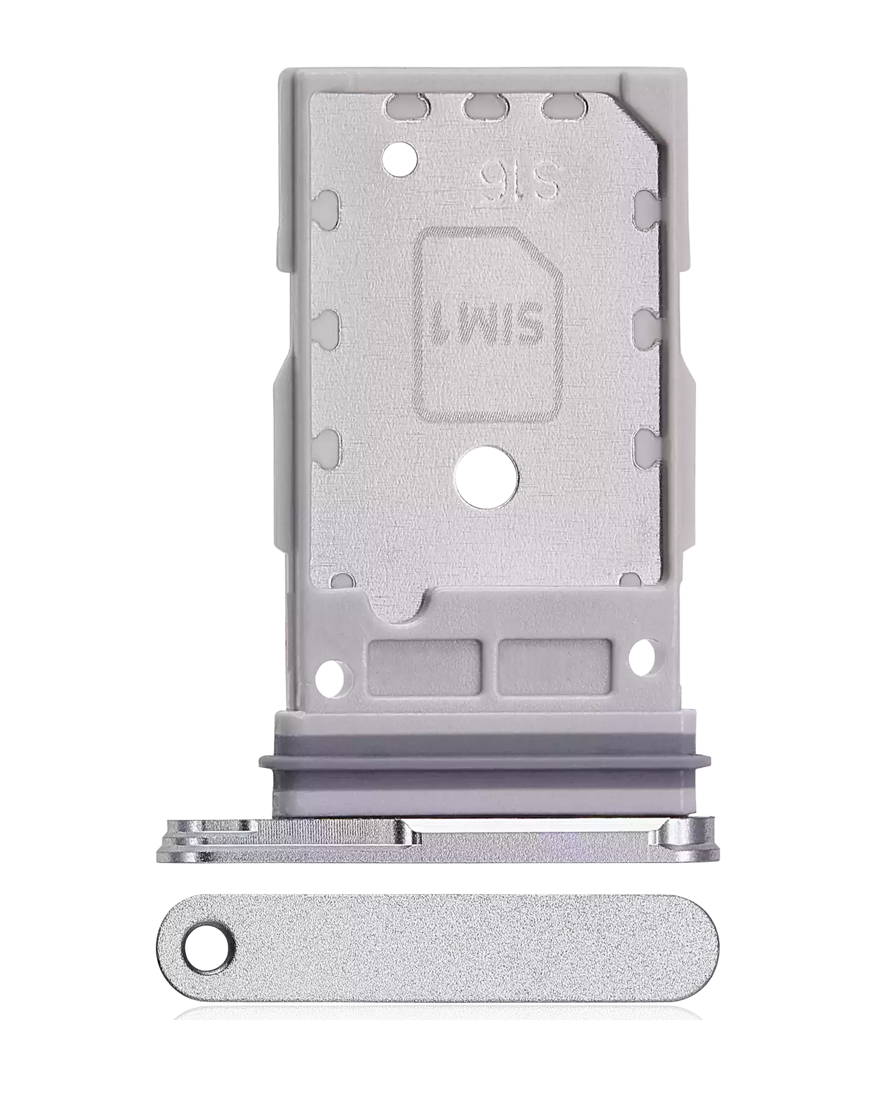 Dual Sim Card Tray Compatible For Samsung Galaxy S24 FE 5G Replacement  (Premium) (Gray)