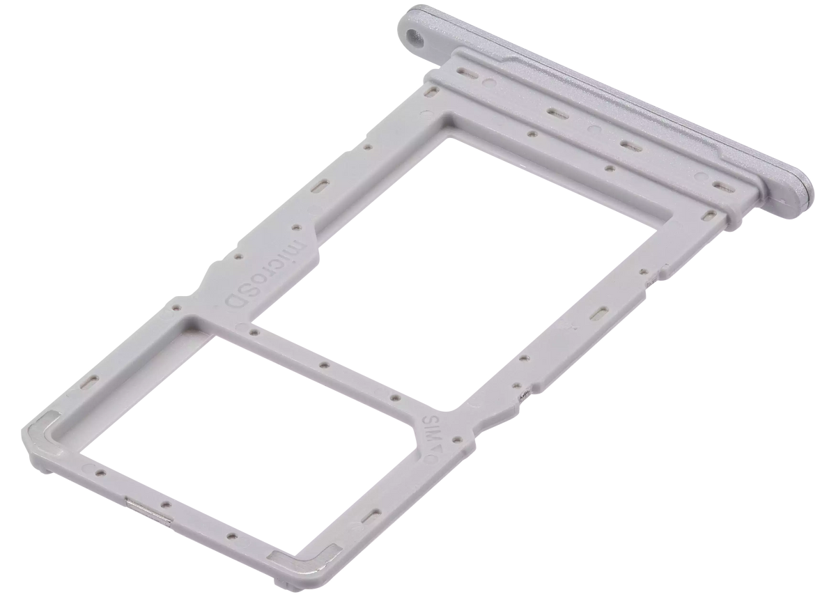 Dual Sim Card Tray Replacement Compatible For Samsung Galaxy Tab A8 10.5" (X205 / 2021) (Silver)