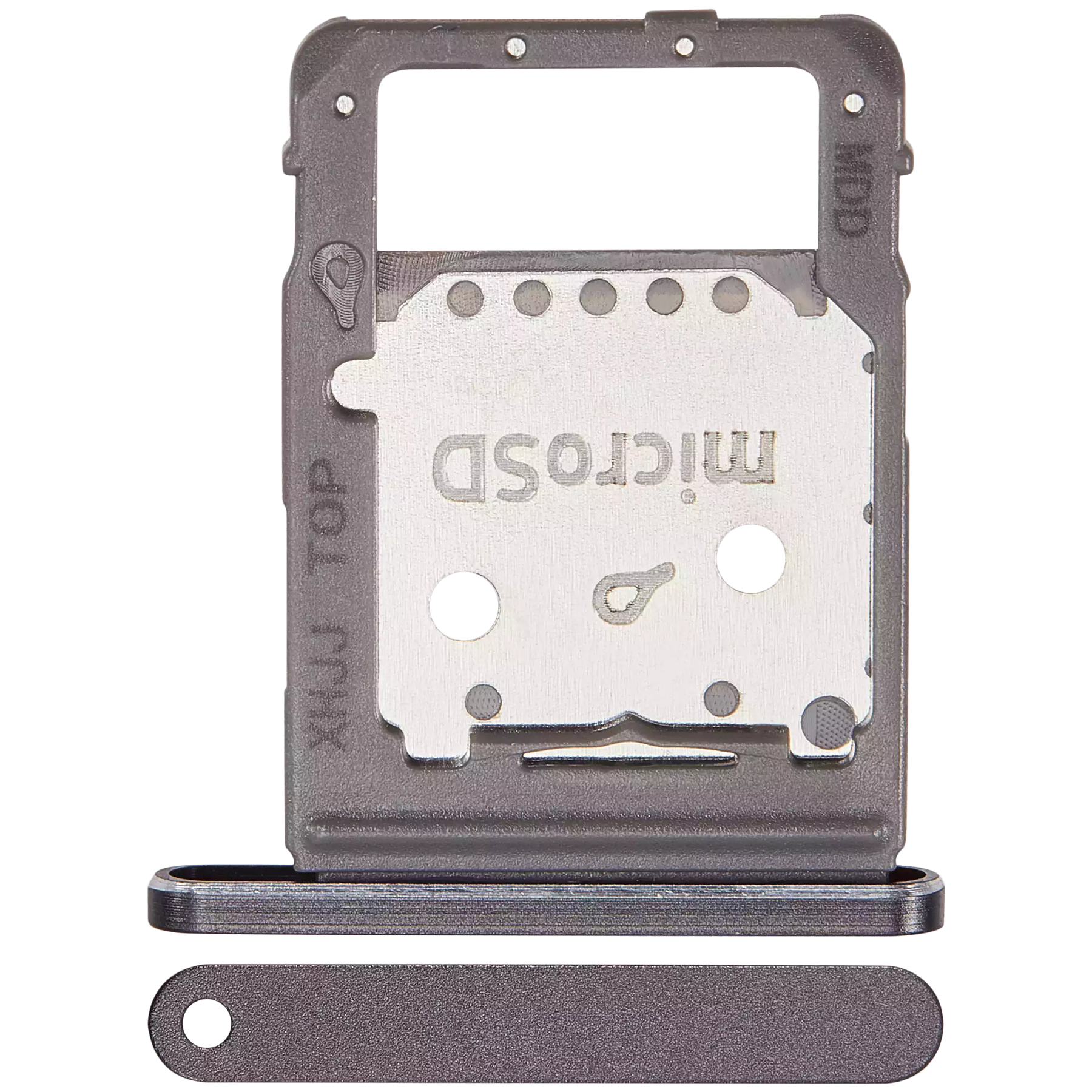 Dual Sim Card Tray Compatible For Samsung Galaxy Tab S8 (X700 / X706) (2022) / Tab S8 Plus 5G (X800 / X806) ( 2022) / Tab S8 Ultra (X900 / X906 ) (2022) (Graphite)