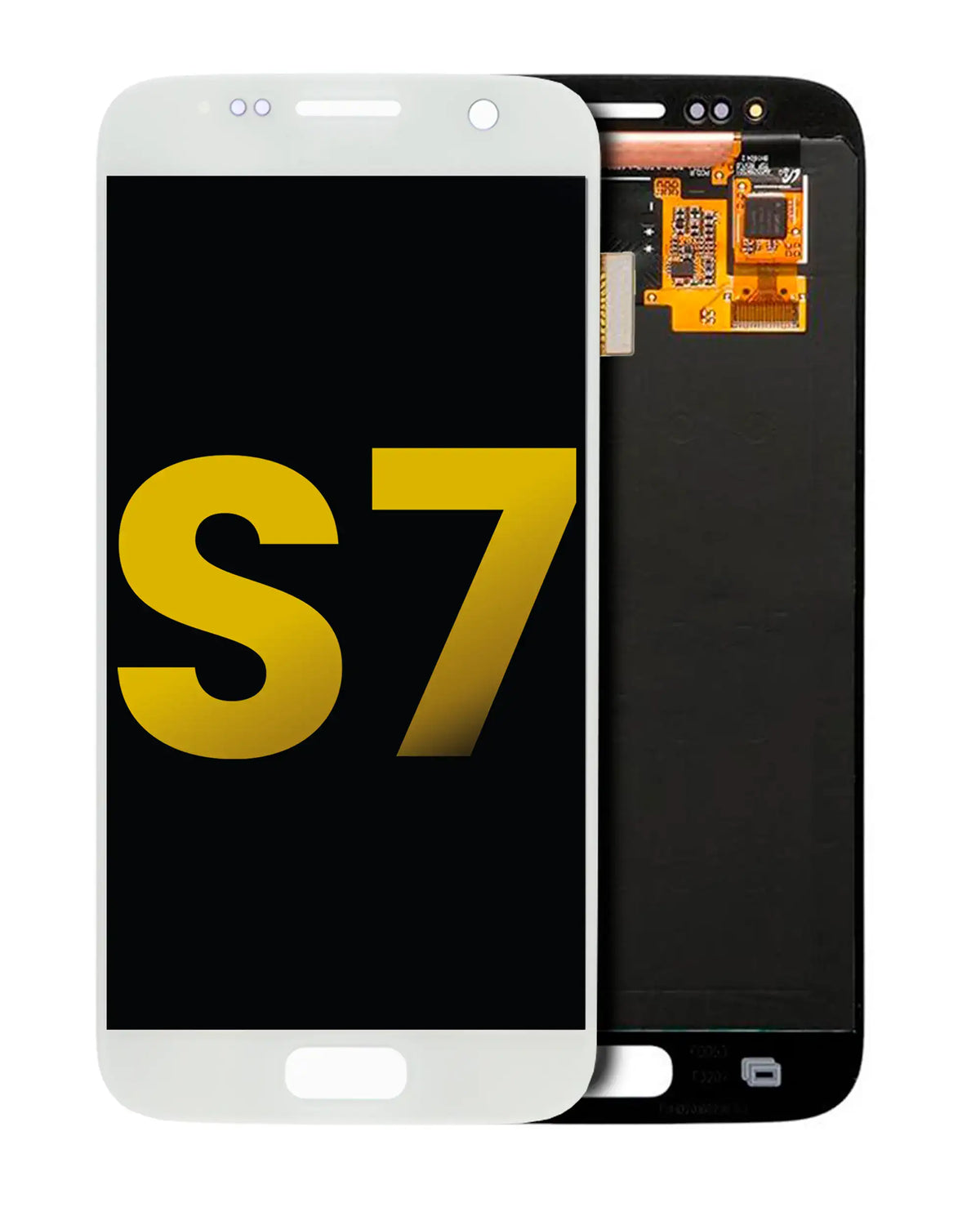 Replacement OLED Assembly Without Frame Compatible For Samsung Galaxy S7 (Refurbished) (White Pearl)