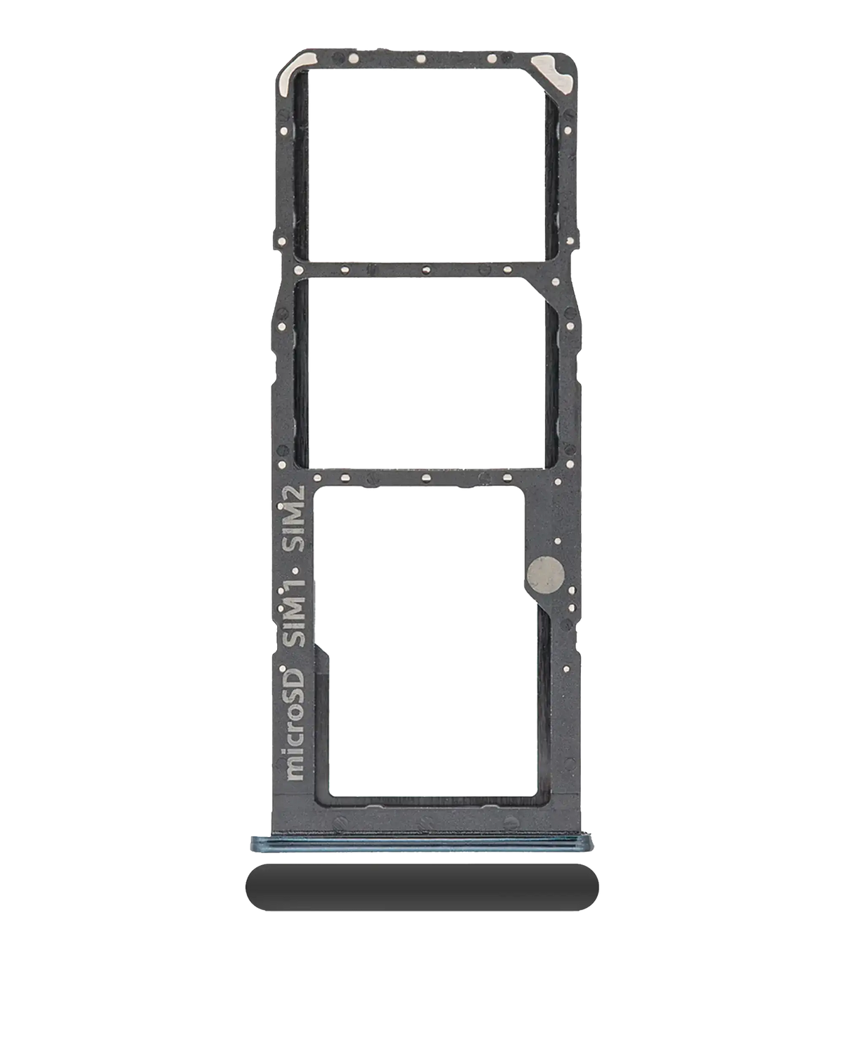 Replacement Dual Sim Card Tray Compatible For Samsung Galaxy A71 (A715 / 2020) (Prism Crush Black)