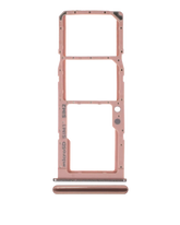 Replacement Dual Sim Card Tray Compatible For Samsung Galaxy A71 by Macfactory.in(A715 / 2020) (Prism Crush Pink)