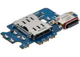 Charging Port Board With Sim Card Reader Compatible For Samsung Galaxy S24 5G (S921D) (International Version) (Premium)