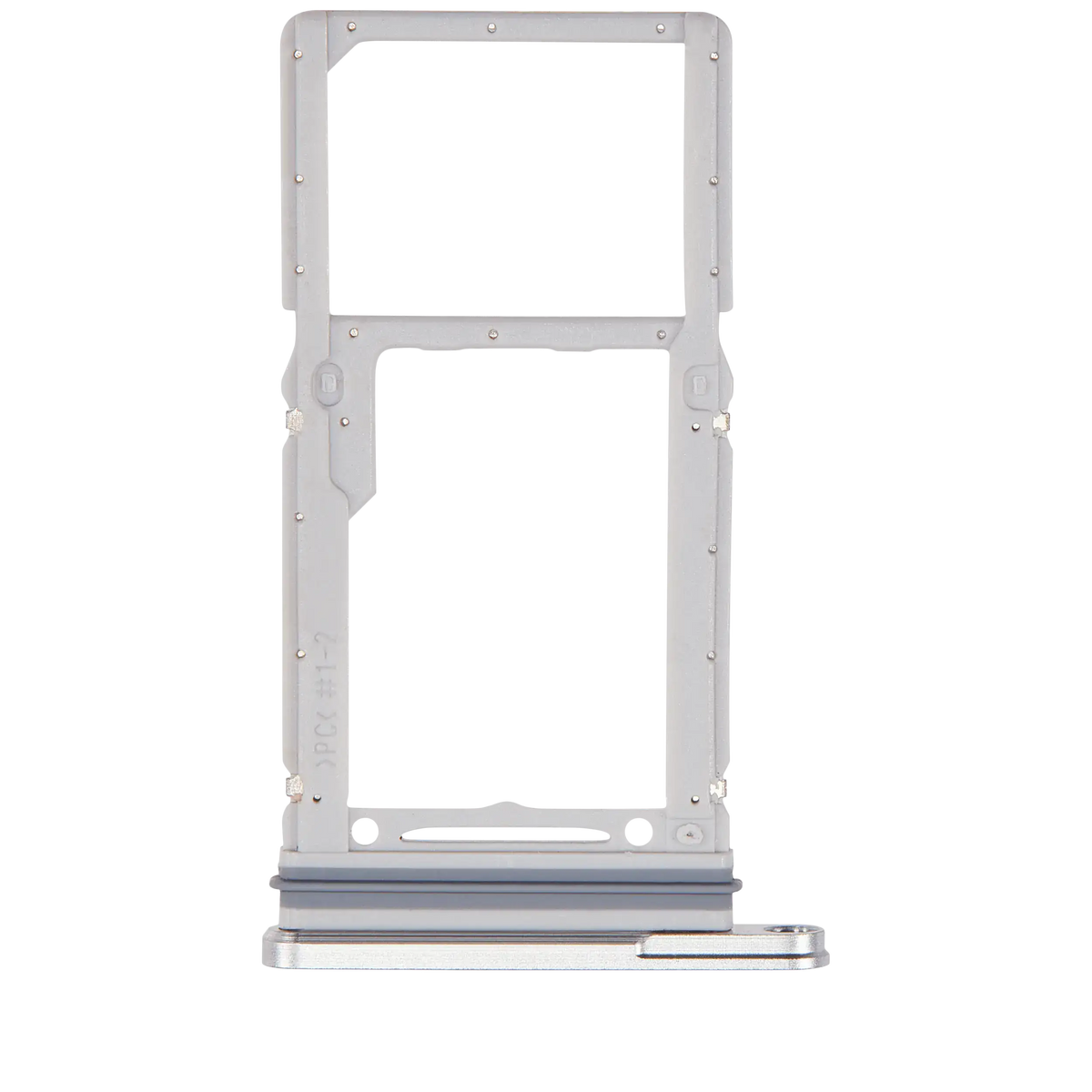 Dual Sim Card Tray Compatible For Samsung Galaxy Tab S9 FE 10.9" (X516) (2023) (Silver)