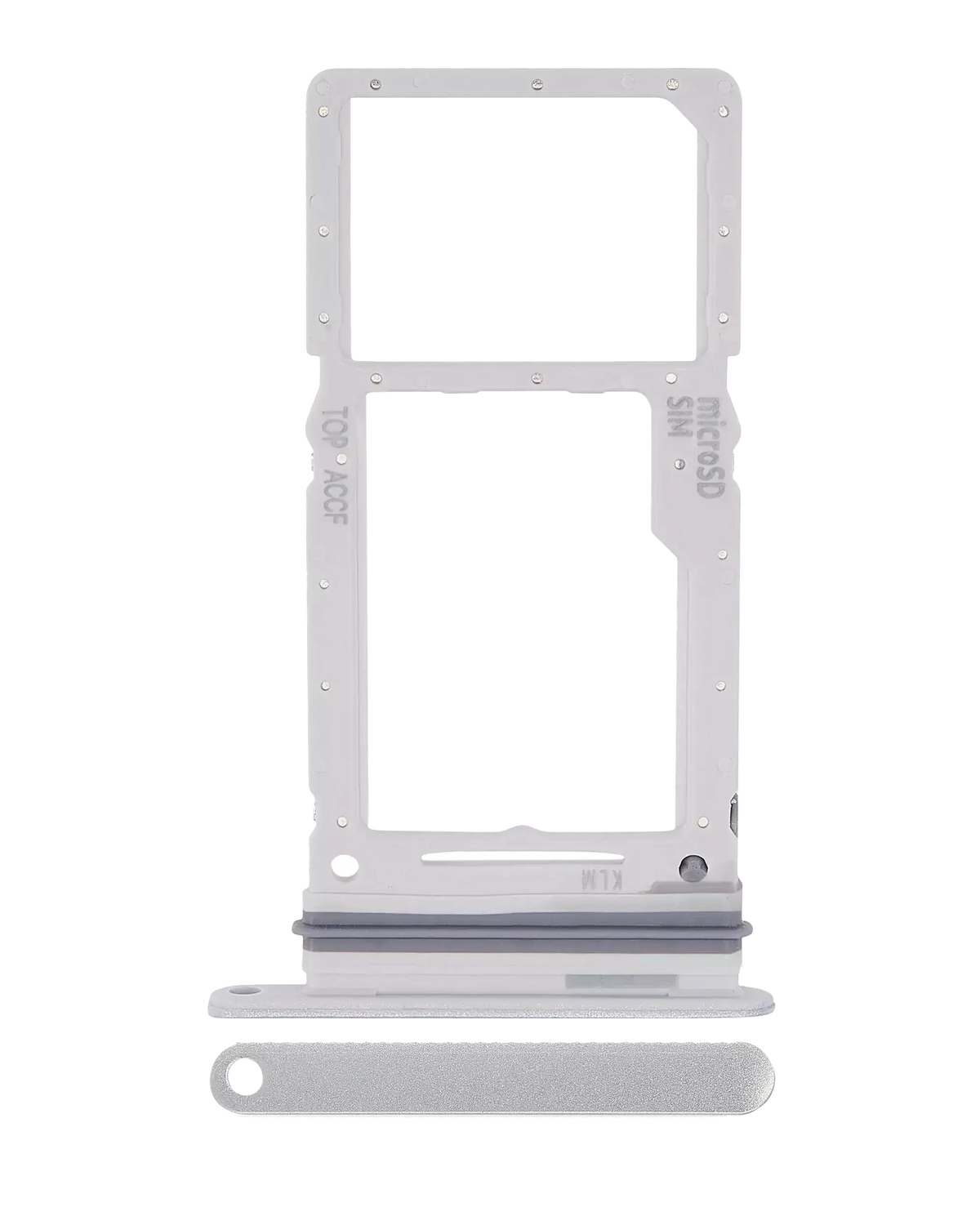Single Sim Card Tray Compatible For Samsung Galaxy A33 5G (A336 / 2022) (White)
