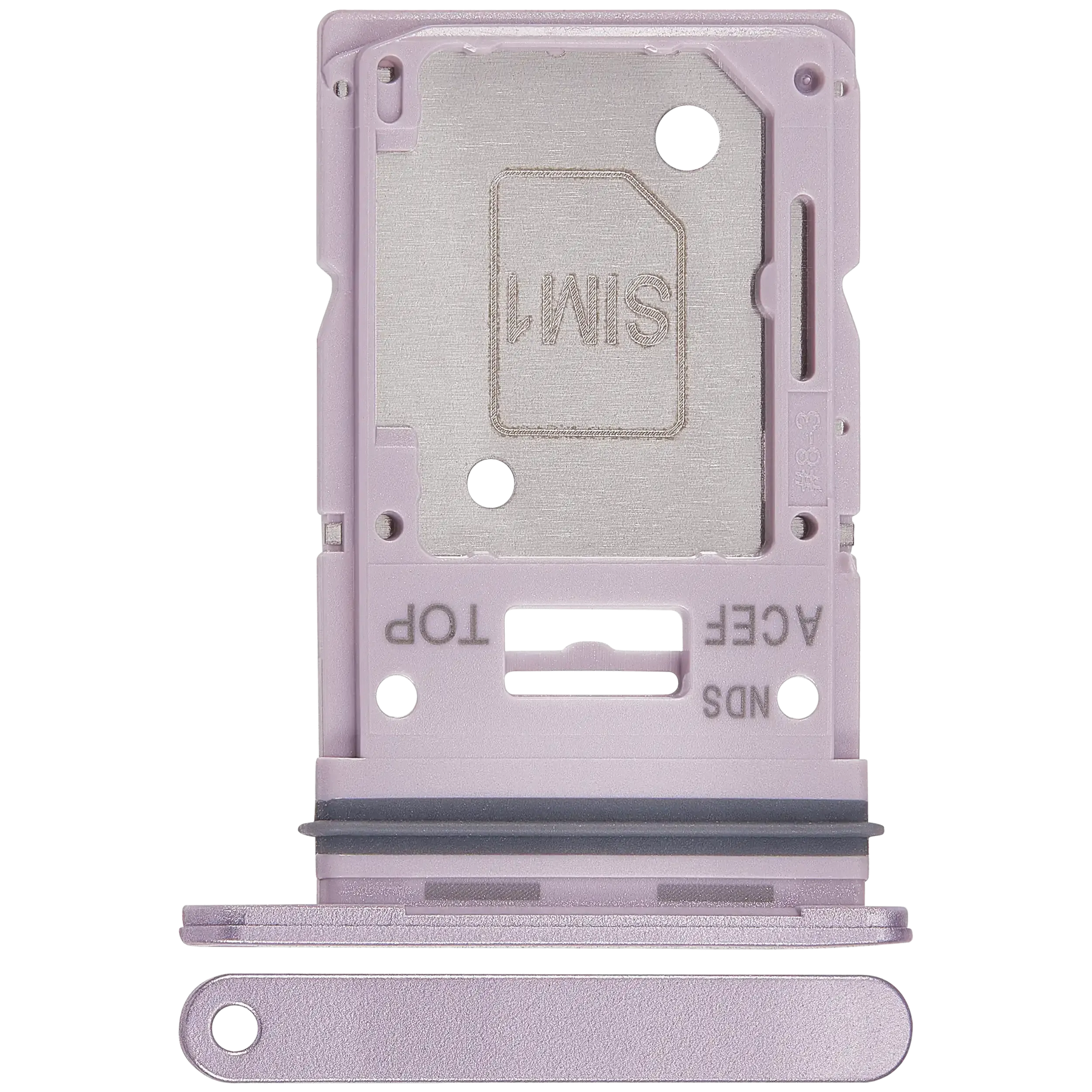 Dual Sim Card Tray Compatible For Samsung Galaxy A35 (A356 / 2024) (Premium)(Lilac)