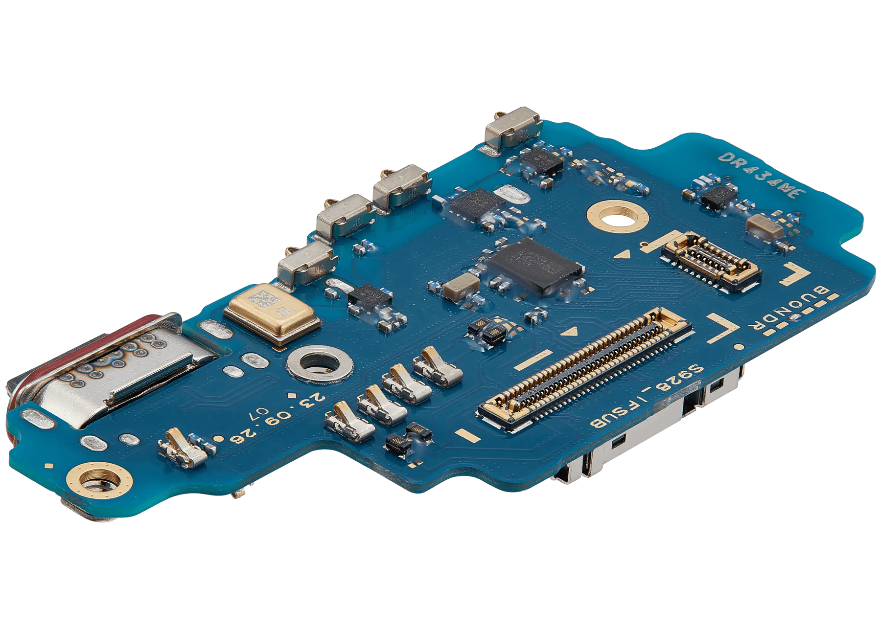 Charging Port Board With Sim Card Reader Compatible For Samsung Galaxy S24 Ultra 5G (S928N) (Korean Version) (Premium)