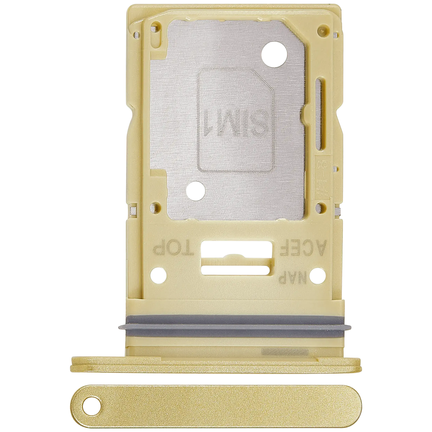 Single Sim Card Tray Compatible For Samsung Galaxy A35 5G (A356 / 2024) (Premium)(Lemon)