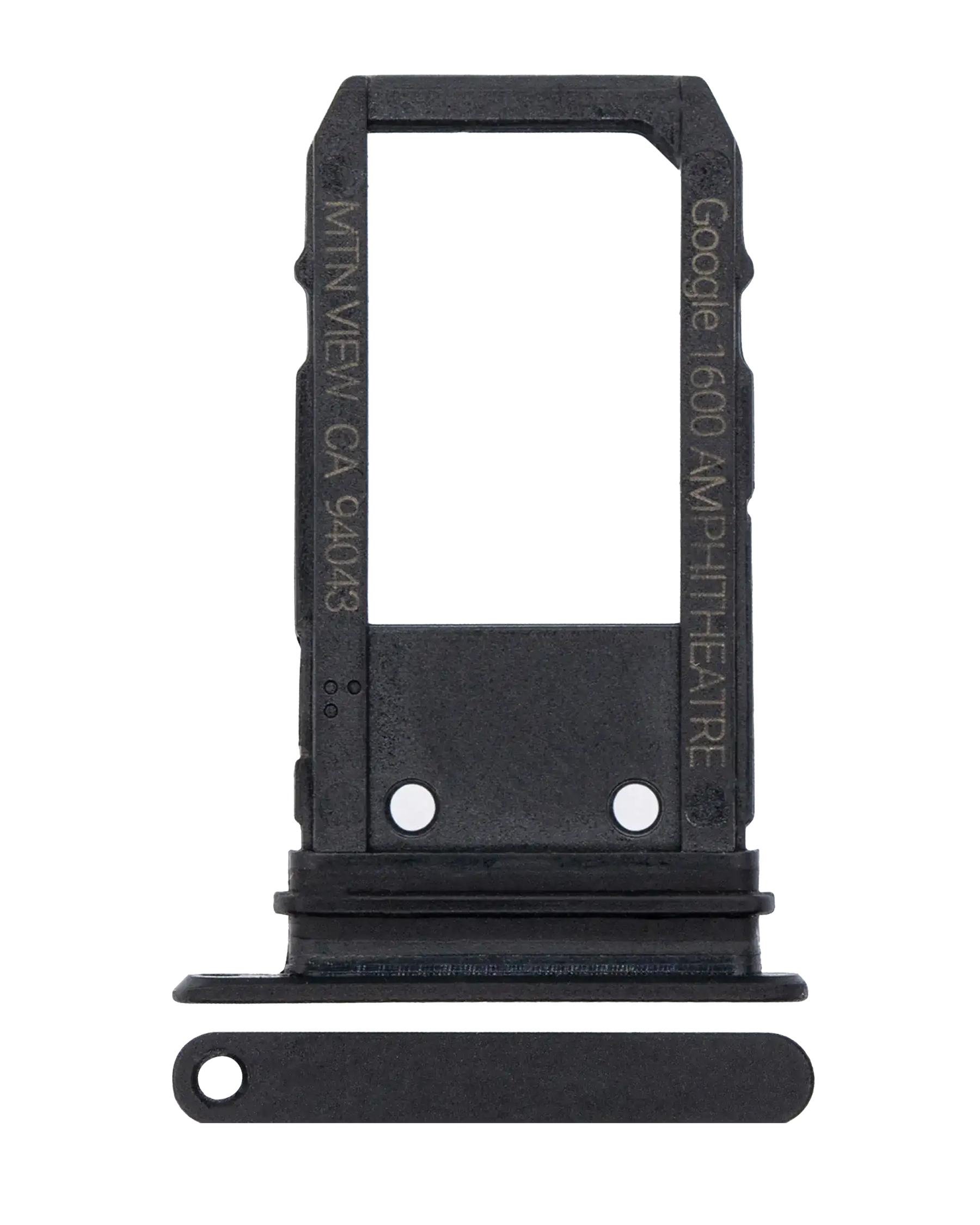 Replacement Sim Card Tray Compatible For Google Pixel 2 (Just Black)