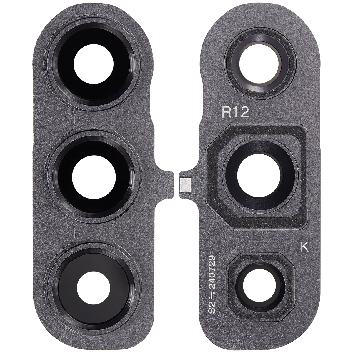 Back Camera Lens With Cover Bezel Ring Compatible For Samsung Galaxy S24 FE 5G (Graphite)