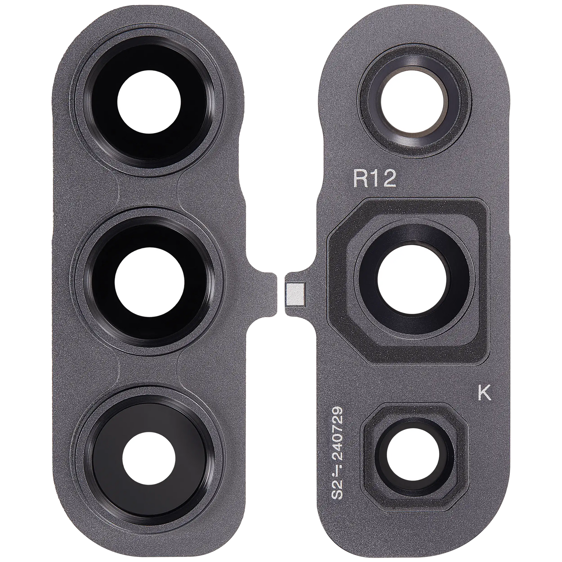 Back Camera Lens With Cover Bezel Ring Compatible For Samsung Galaxy S24 FE 5G (Graphite)