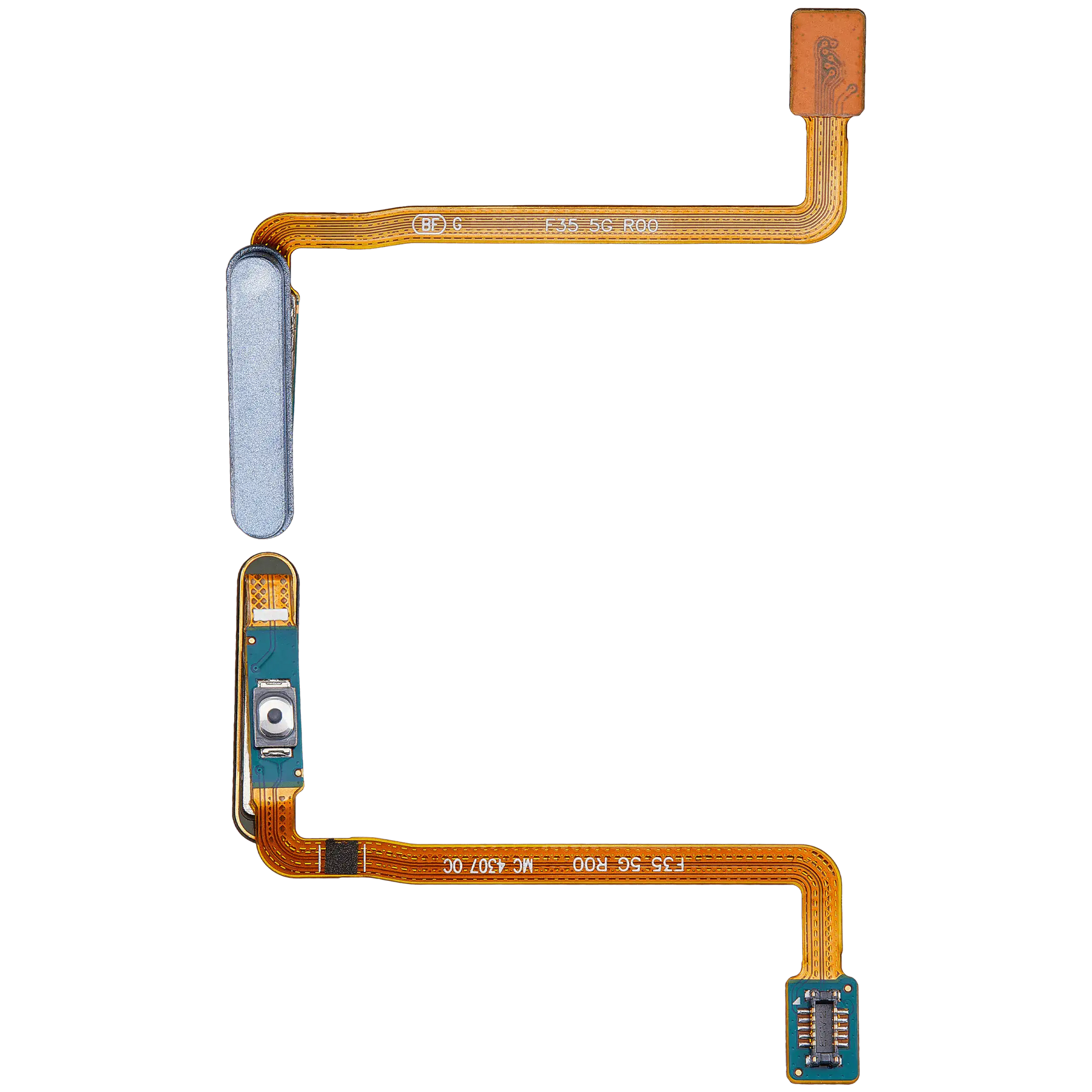 Fingerprint Reader With Flex Cable Compatible For Samsung Galaxy A25 5G (A256 / 2023) (Premium) (Optimistic Blue)
