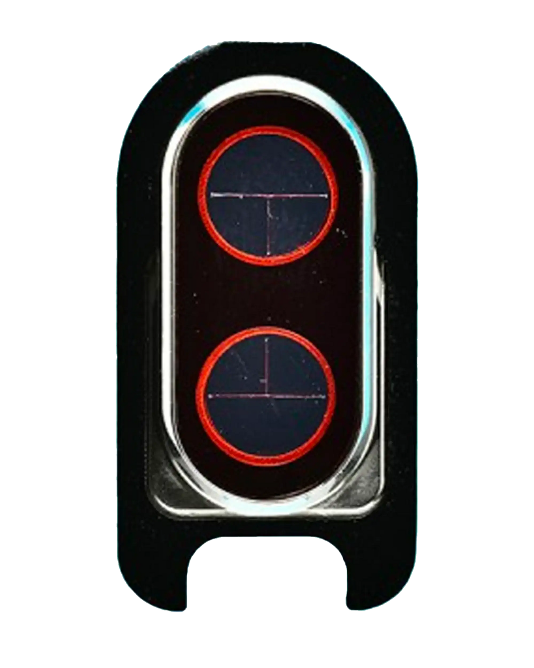 Replacement Back Camera Bezel With Bracket (Bezel Only) Compatible For OnePlus 6 (A6000 / A6003) (Genuine OEM) (Amber Red)