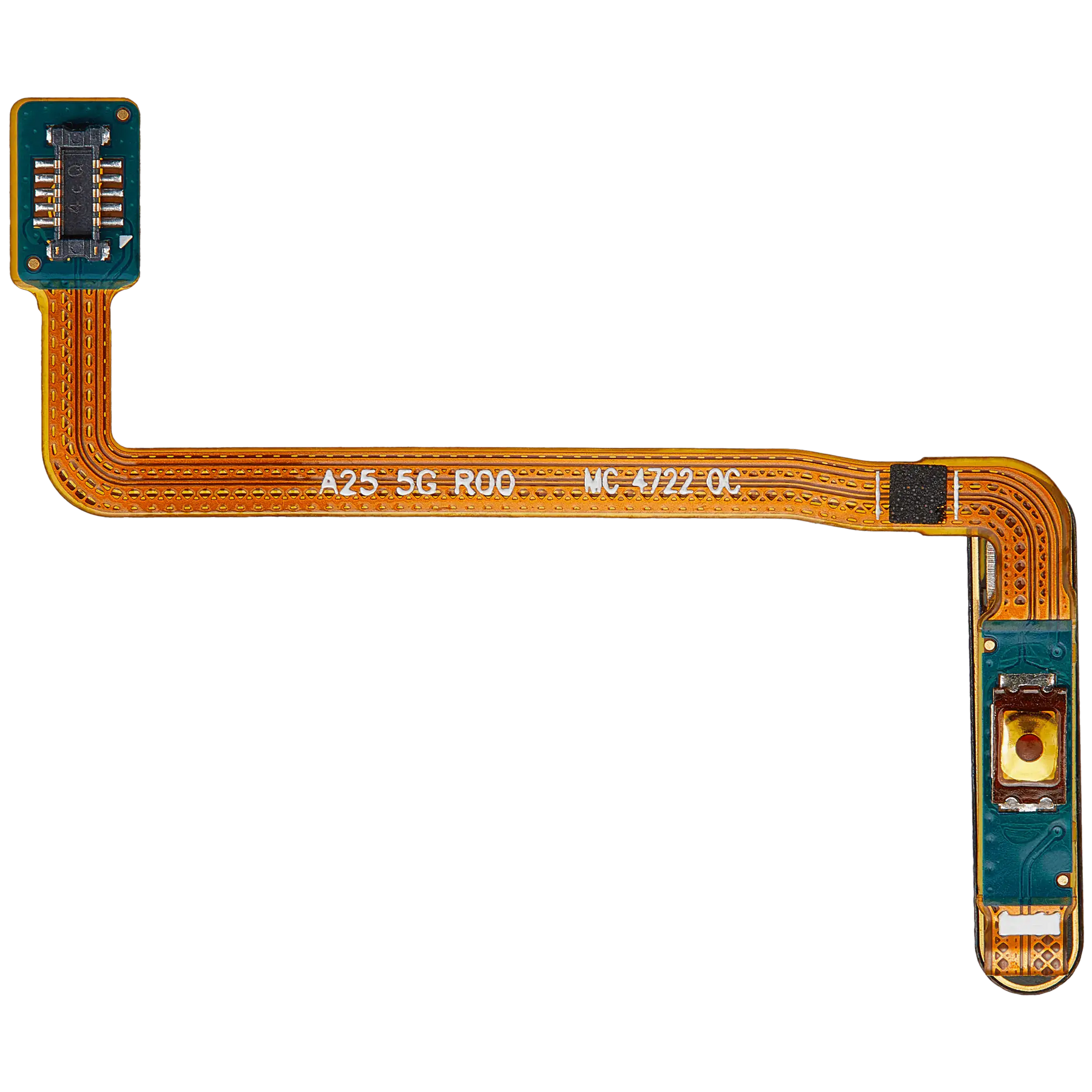 Fingerprint Reader With Flex Cable Compatible For Samsung Galaxy A25 5G (A256 / 2023) (Premium)(Personality Yellow)