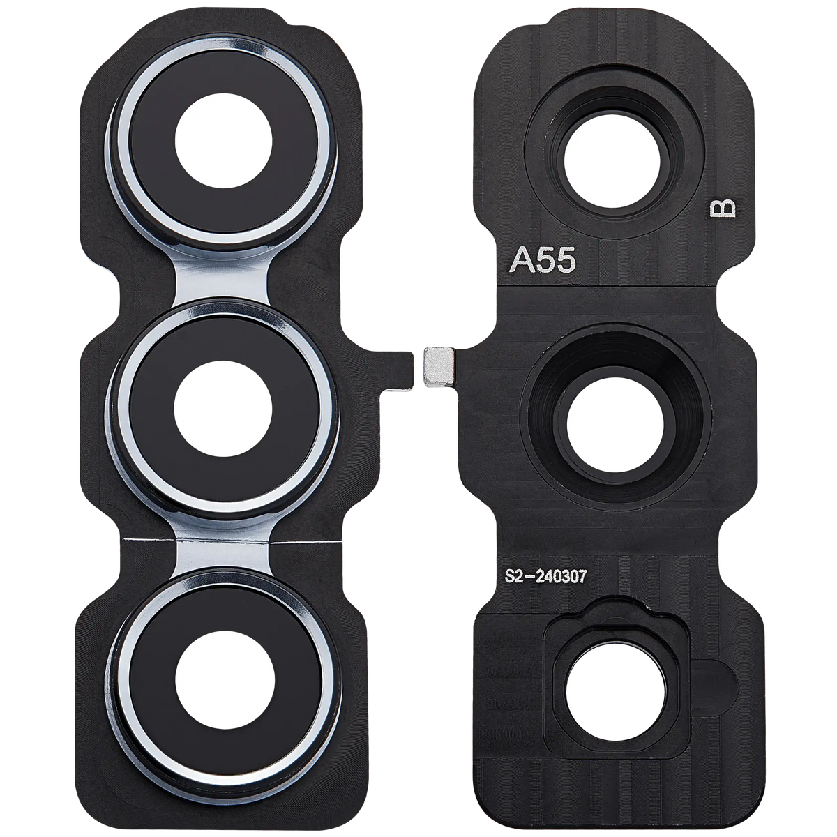 Replacement Back Camera Lens With Bracket Compatible For Samsung Galaxy A55 5G (A556 / 2024) (Premium) (Iceblue)