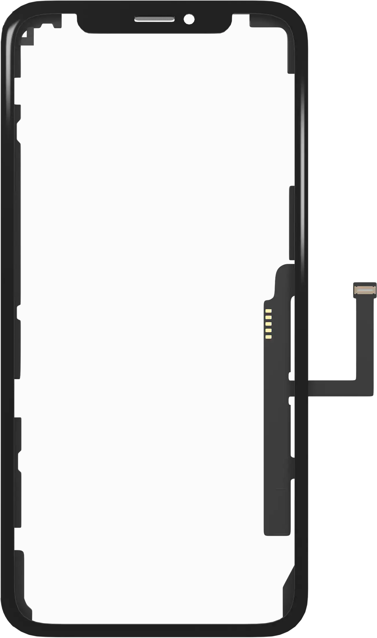 4 in 1 (Glass With OCA Pre-Installed + Frame + Digitizer ) Compatible For iPhone XR (OCA Master)