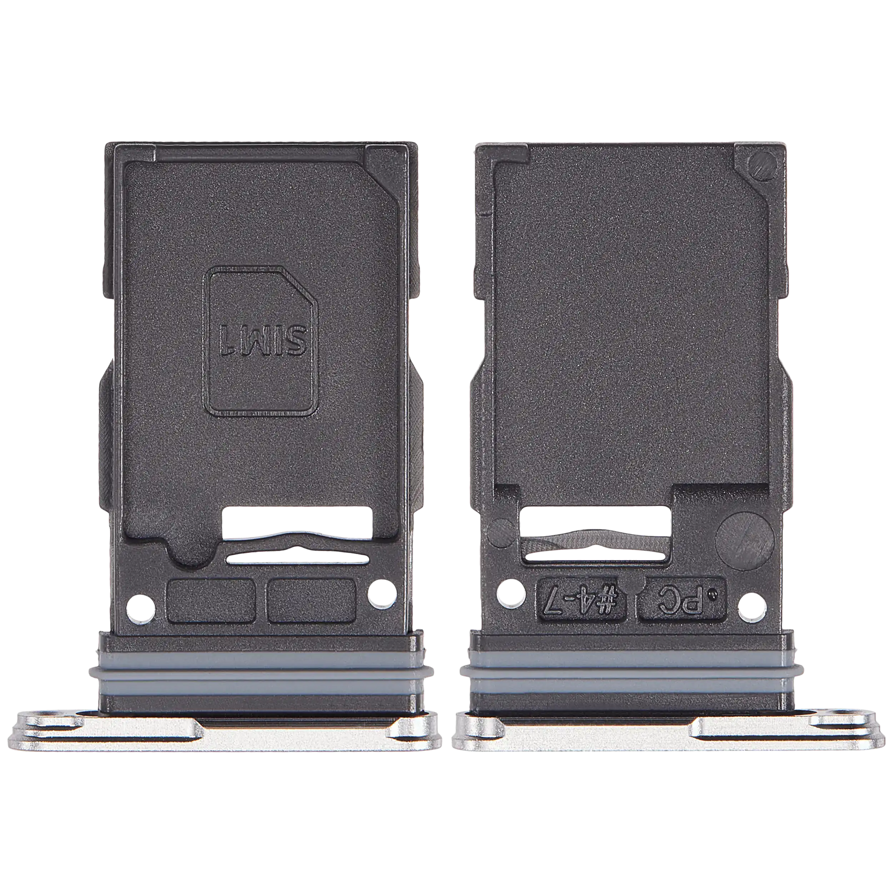 Single Sim Card Tray Compatible For Samsung Galaxy S24 FE 5G (Premium) (Gray)