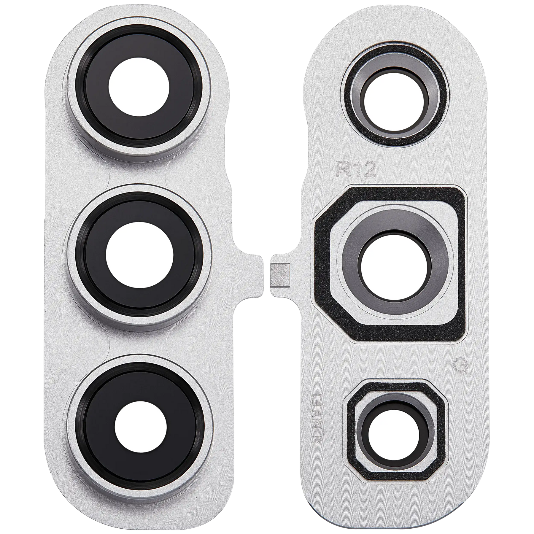 Back Camera Lens With Cover Bezel Ring Compatible For Samsung Galaxy S24 FE 5G (White)