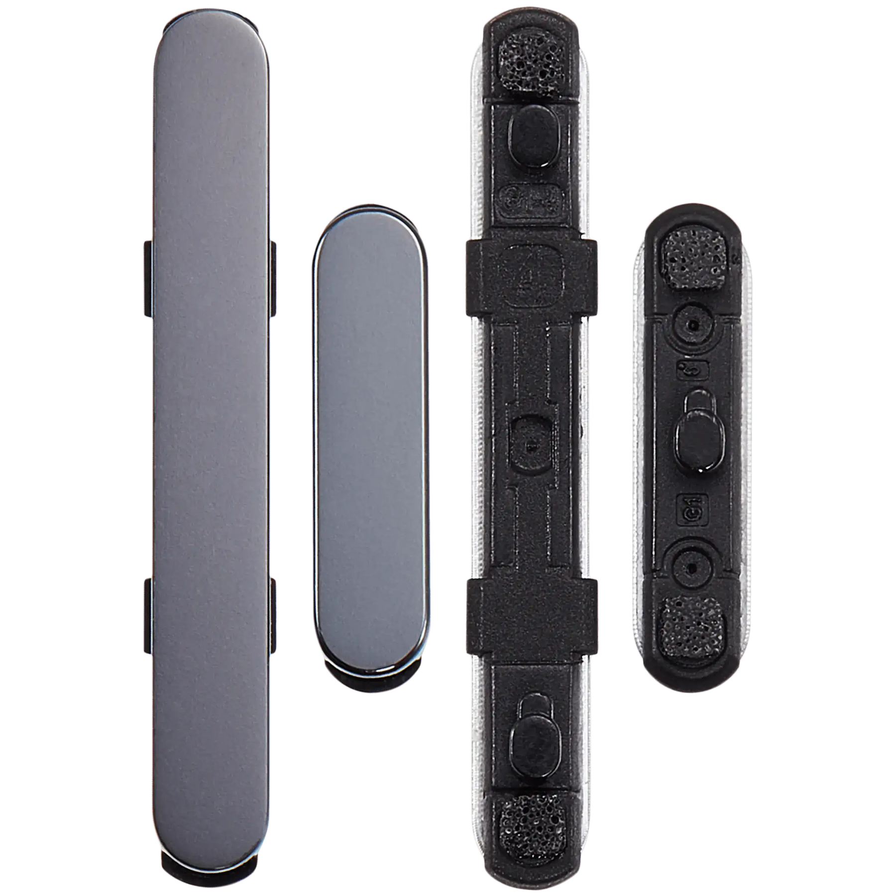 Hard Buttons Replacement (Power / Volume) Compatible For Google Pixel 9 Pro (Obsidian)