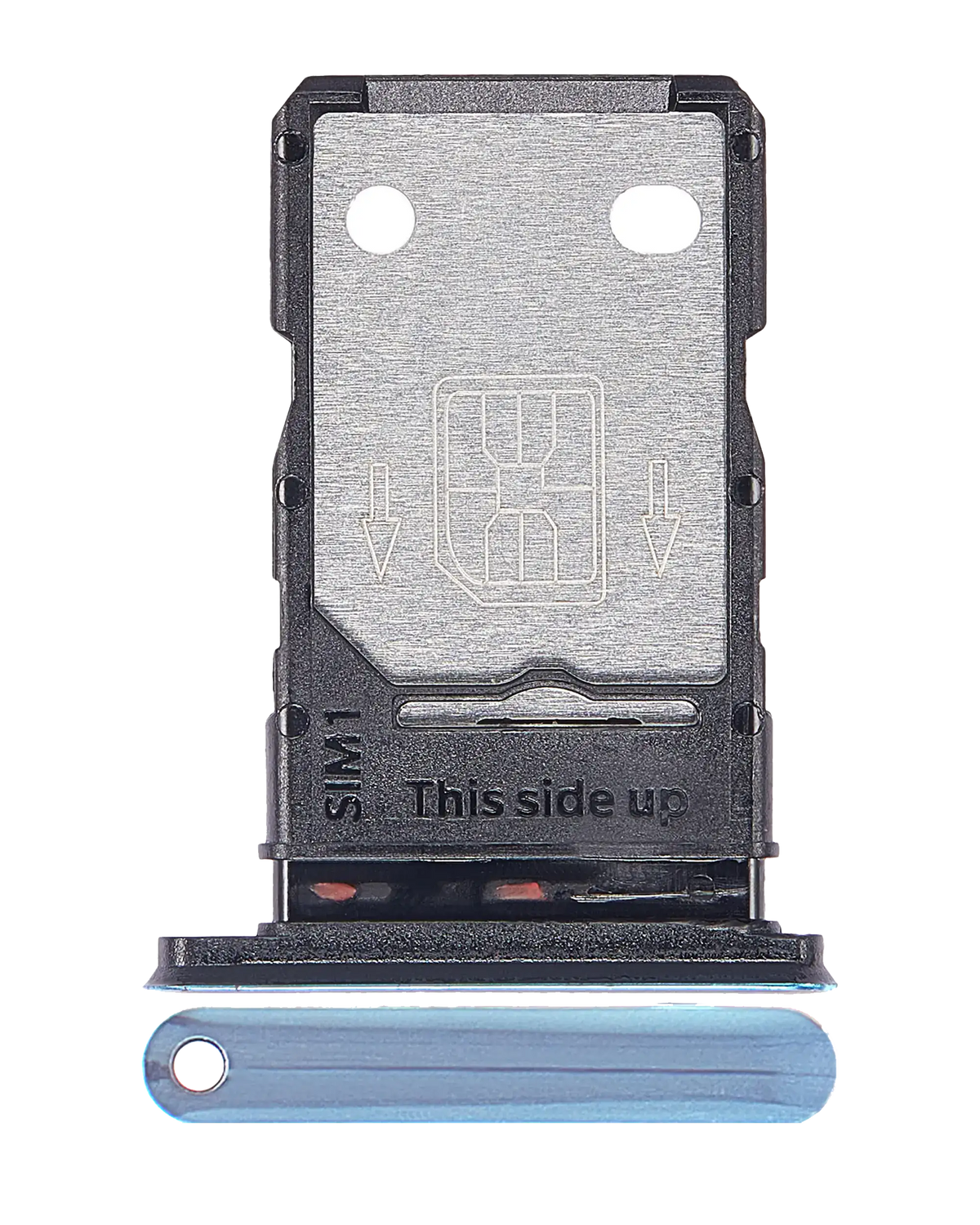 Dual Sim Card Tray Compatible For OnePlus Nord Replacement (Blue Marble)