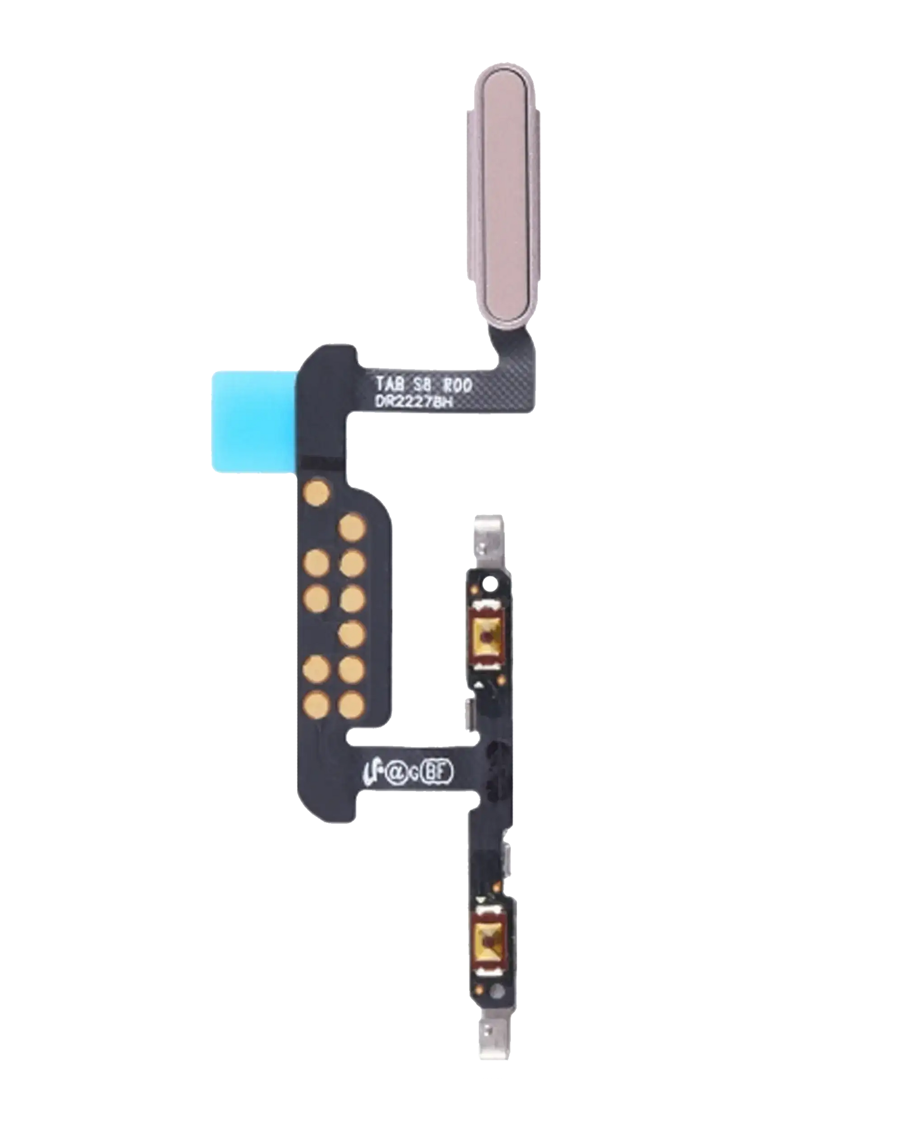 Fingerprint Sensor Cable With Flex Compatible For Samsung Galaxy Tab S8 (X700 / X706) (2022) (Pink Gold)