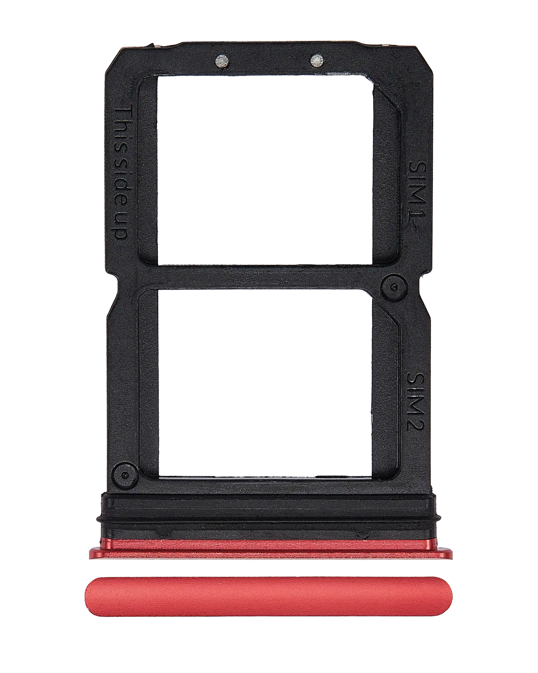 Replacement Sim Card Tray Compatible For OnePlus 6 (A6000 / A6003) (Amber Red)