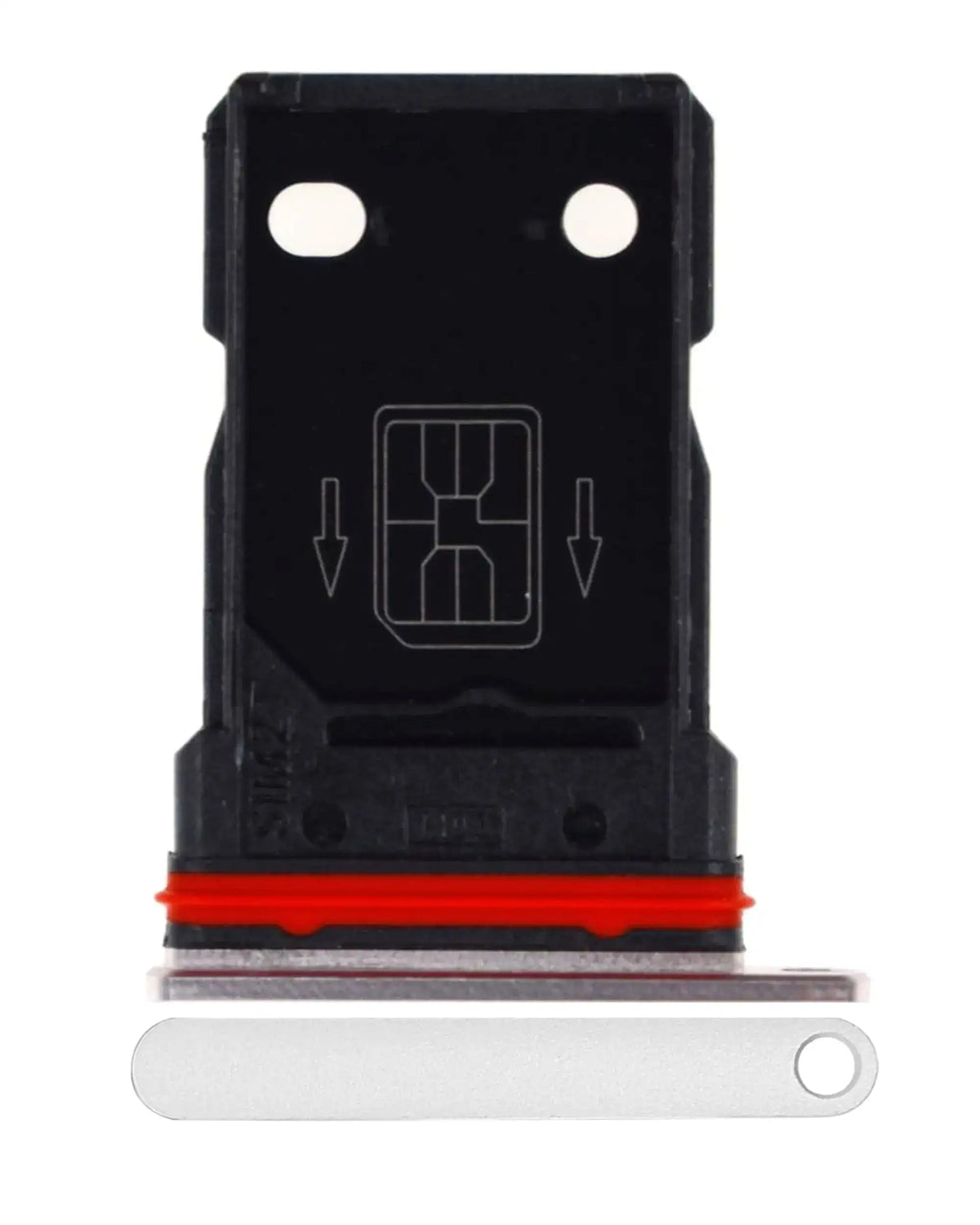 Dual Sim Card Tray Compatible For OnePlus 8 Replacement (Interstellar Glow)