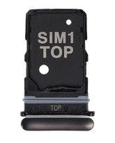 Replacement Dual Sim Card Tray Compatible For Samsung Galaxy A80 (A805 / 2019) (Phantom Black)