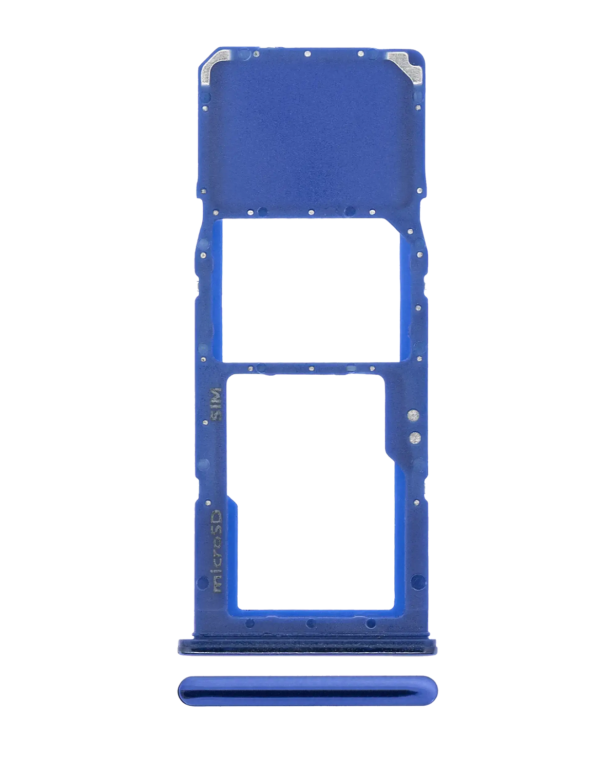 Single Sim Card Tray Replacement Compatible For Samsung Galaxy A70 (A705 / 2019) (Blue)