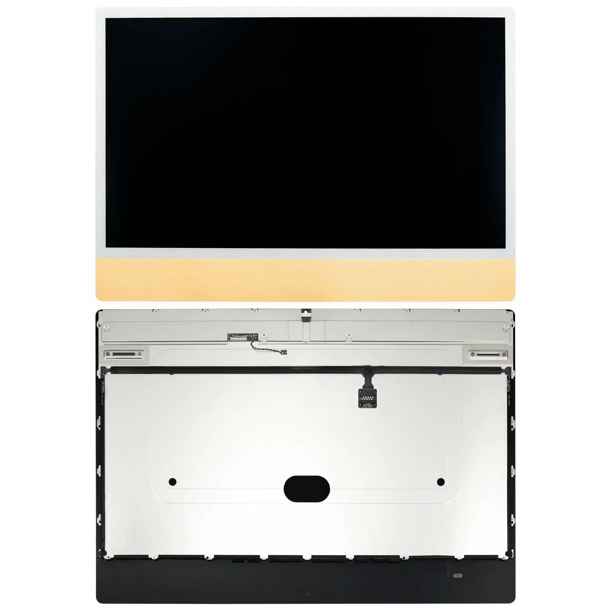 Complete LCD Display Assembly Compatible For iMac 24" M1 M3( A2874 / A2438 / A2873 / A2439) (LG204A-215 LM235UH1 SDD1) (Used OEM Pull: Grade A) (Yellow)