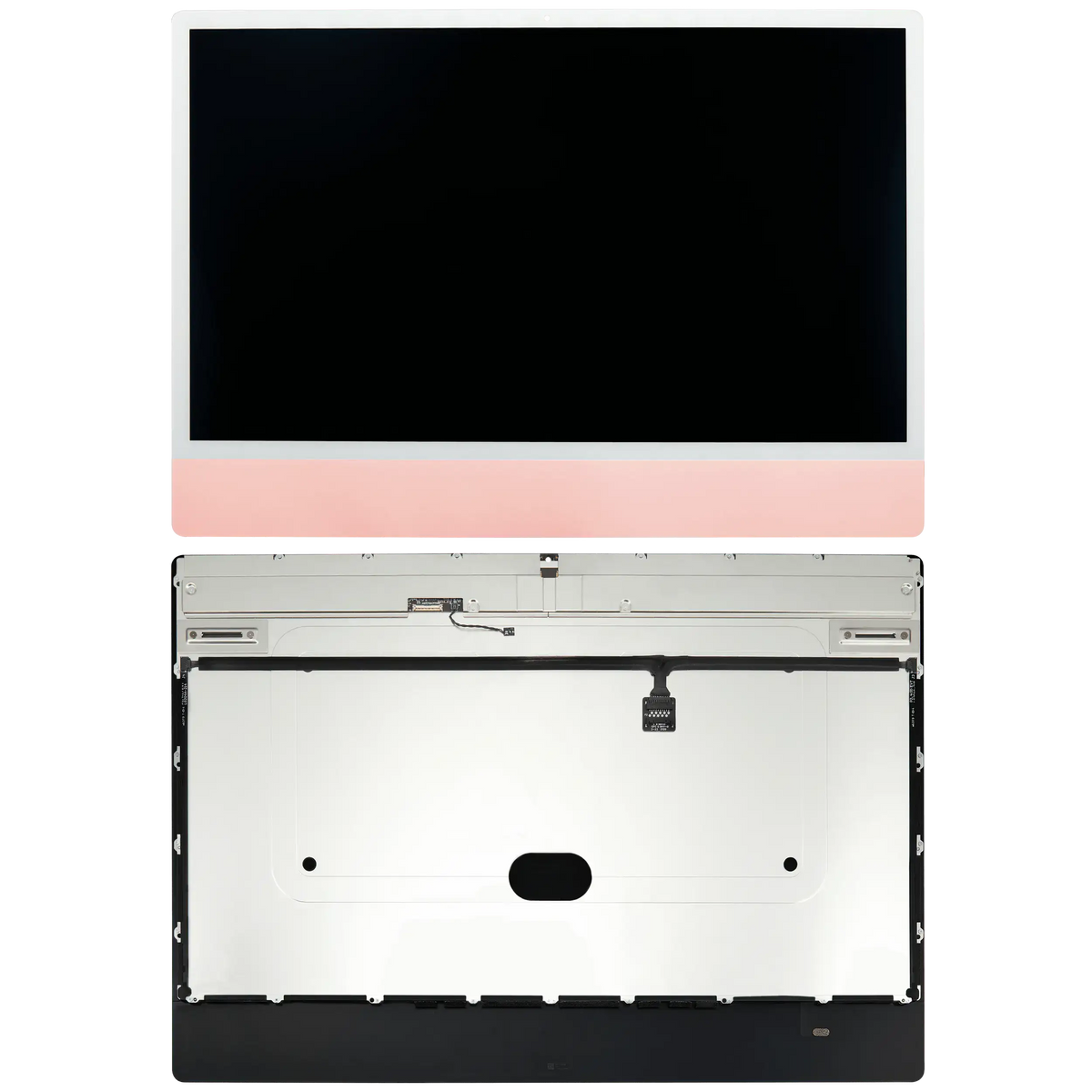 Complete LCD Display Assembly Compatible For iMac 24" M1 M3 (A2874 /A2438 / A2873/ A2439) (LG204A-215 LM235UH1 SDD1) (Used OEM Pull: Grade A) (Pink)