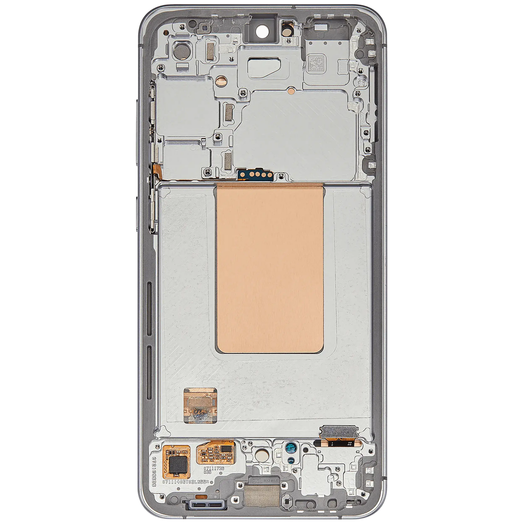 OLED Assembly With Frame Compatible For Samsung Galaxy S24 FE 5G (US & International Version) (Refurbished) (Gray)