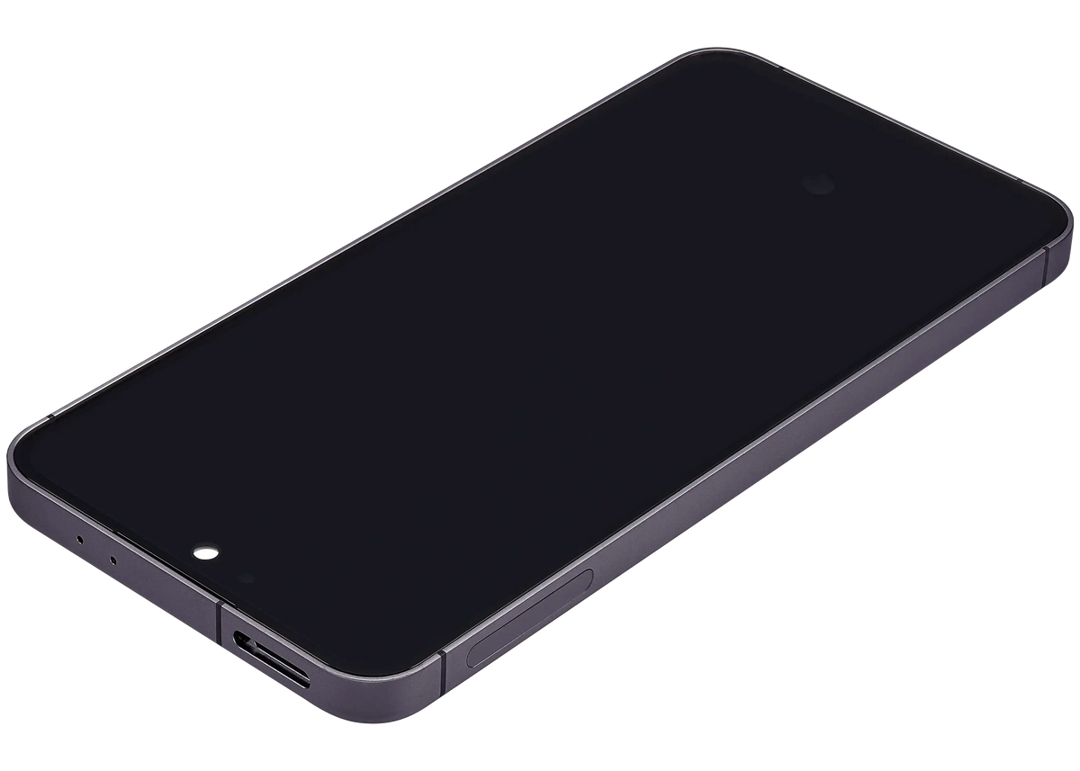 OLED Assembly With Frame Compatible For Samsung Galaxy S24 FE 5G (Refurbished) (US & International Version) (Graphite)