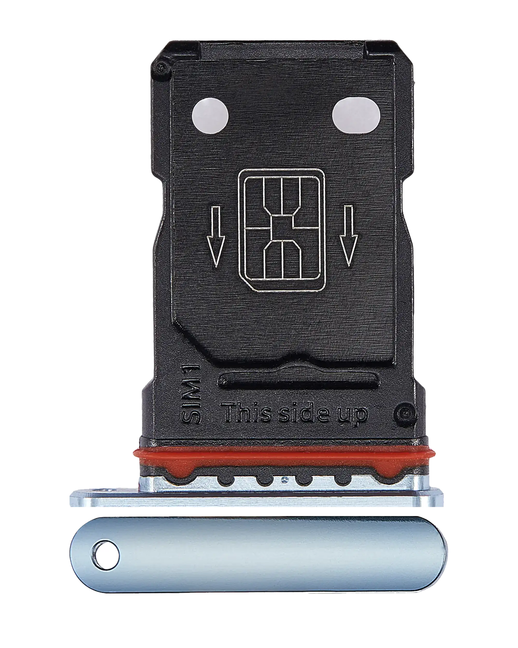 Dual Sim Card Tray Compatible For OnePlus 8T Replacement (Lunar Silver)