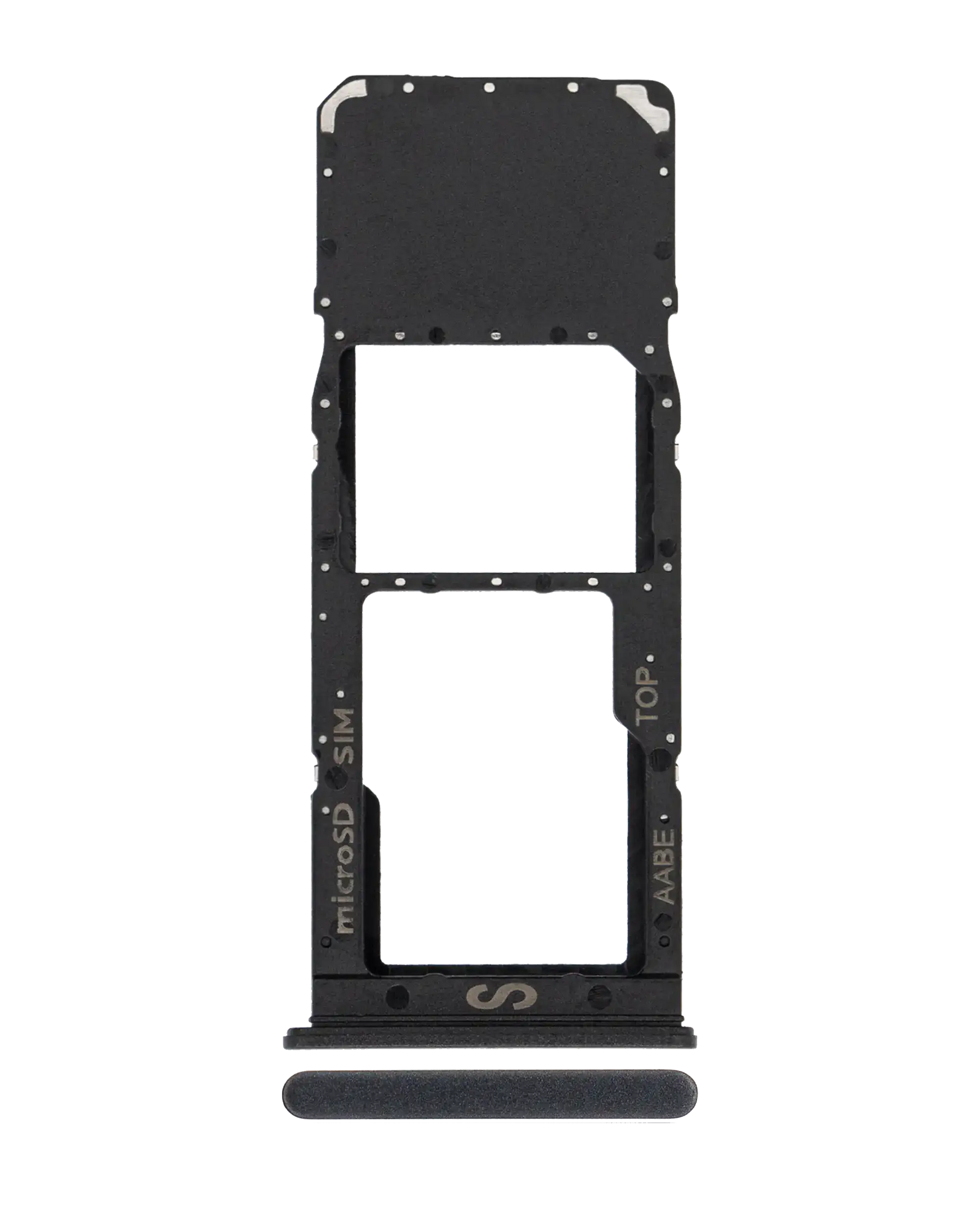 Single Sim Card Tray Compatible For Samsung Galaxy A02 (A022 / 2020) (Black)