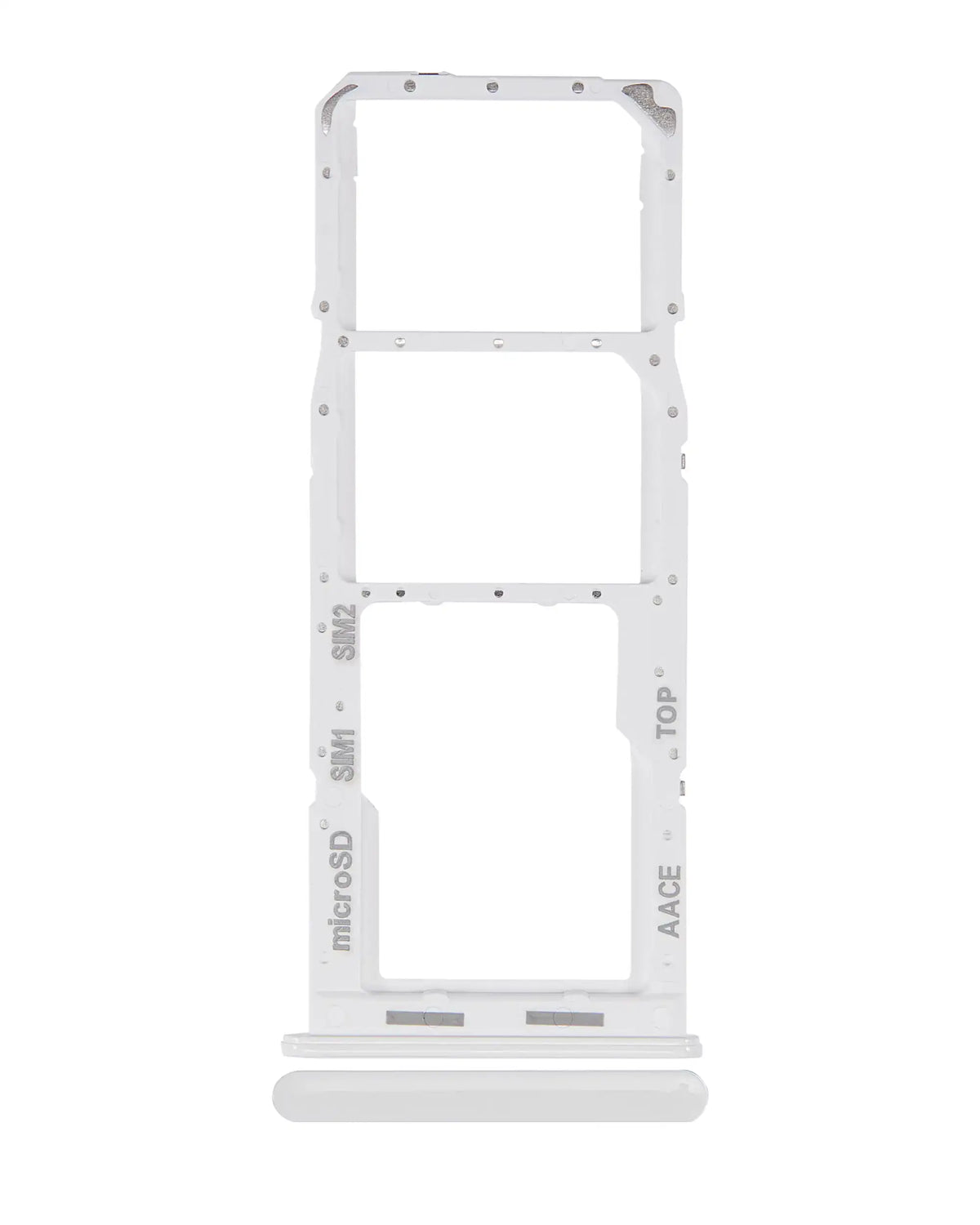 Dual Sim Card Tray Compatible For Samsung Galaxy A13 (A135 / 2022) (White)