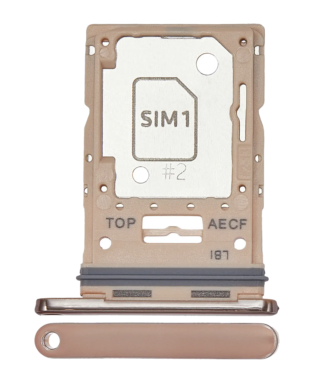 Replacement Dual Sim Card Tray Compatible For Samsung Galaxy A53 5G (A536 / 2022) (Peach)