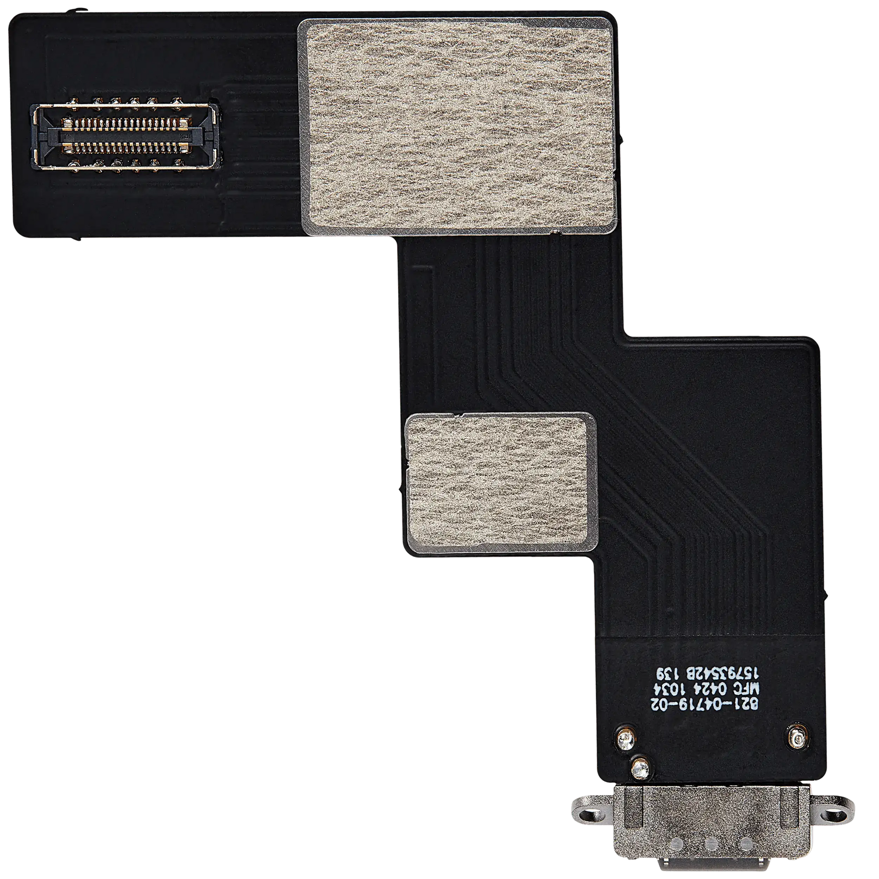 Charging Port Flex Cable Compatible For iPad Air 13" (2024) (Aftermarket Plus) (Space Gray)