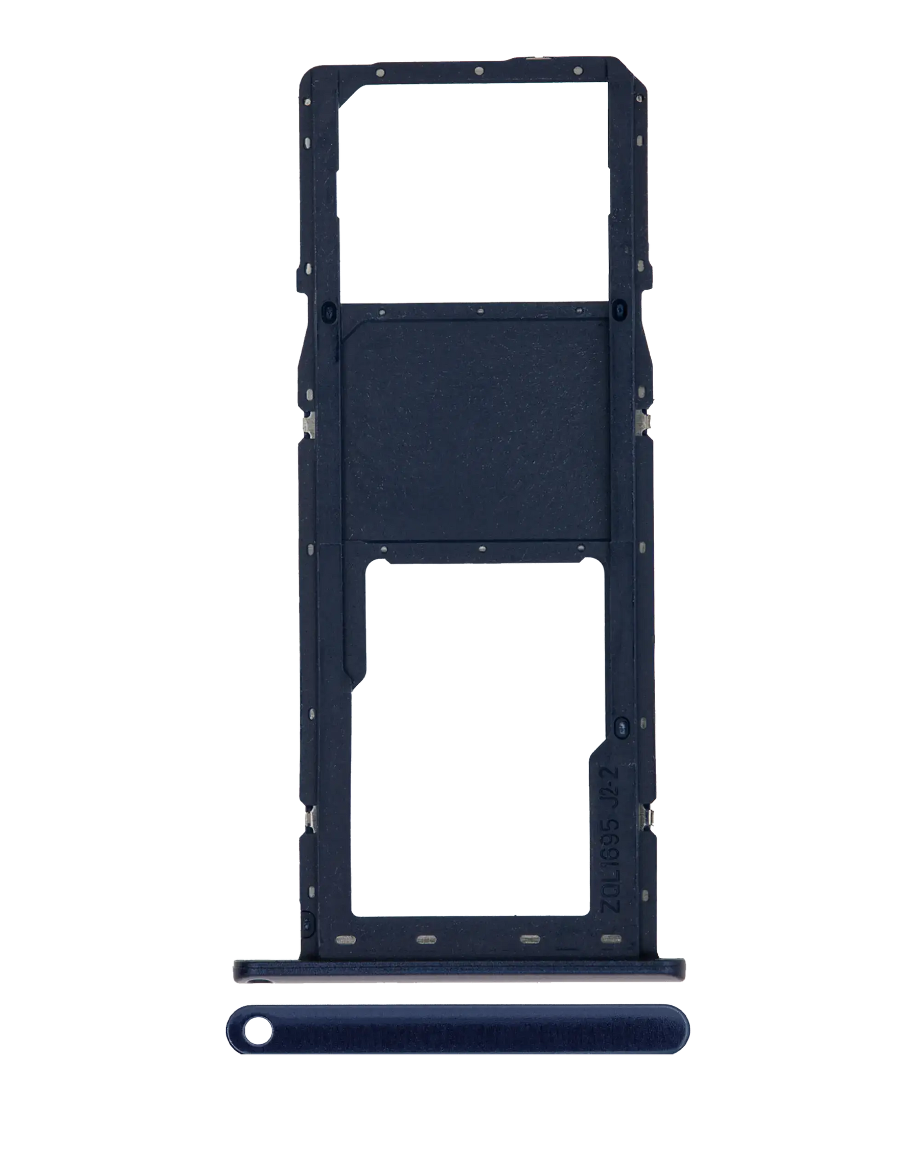 Single Sim Card Tray Compatible For Samsung Galaxy A01 (A015 / 2020) (Blue)