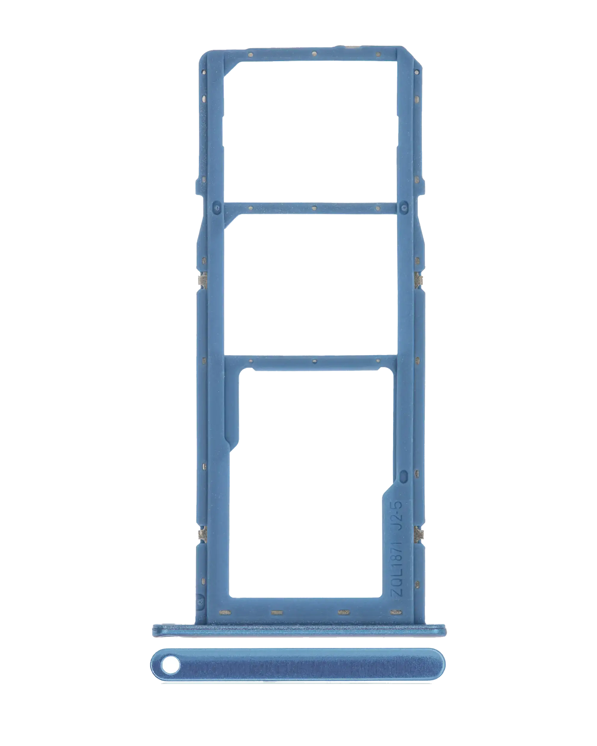 Dual Sim Card Tray Compatible For Samsung Galaxy A11 (A115 / 2020) (Blue)