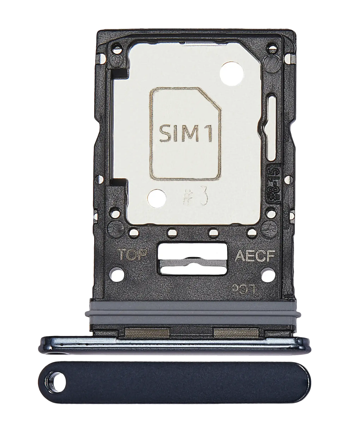 Replacement Dual Sim Card Tray Compatible For Samsung Galaxy A53 5G (A536 / 2022) (Black)