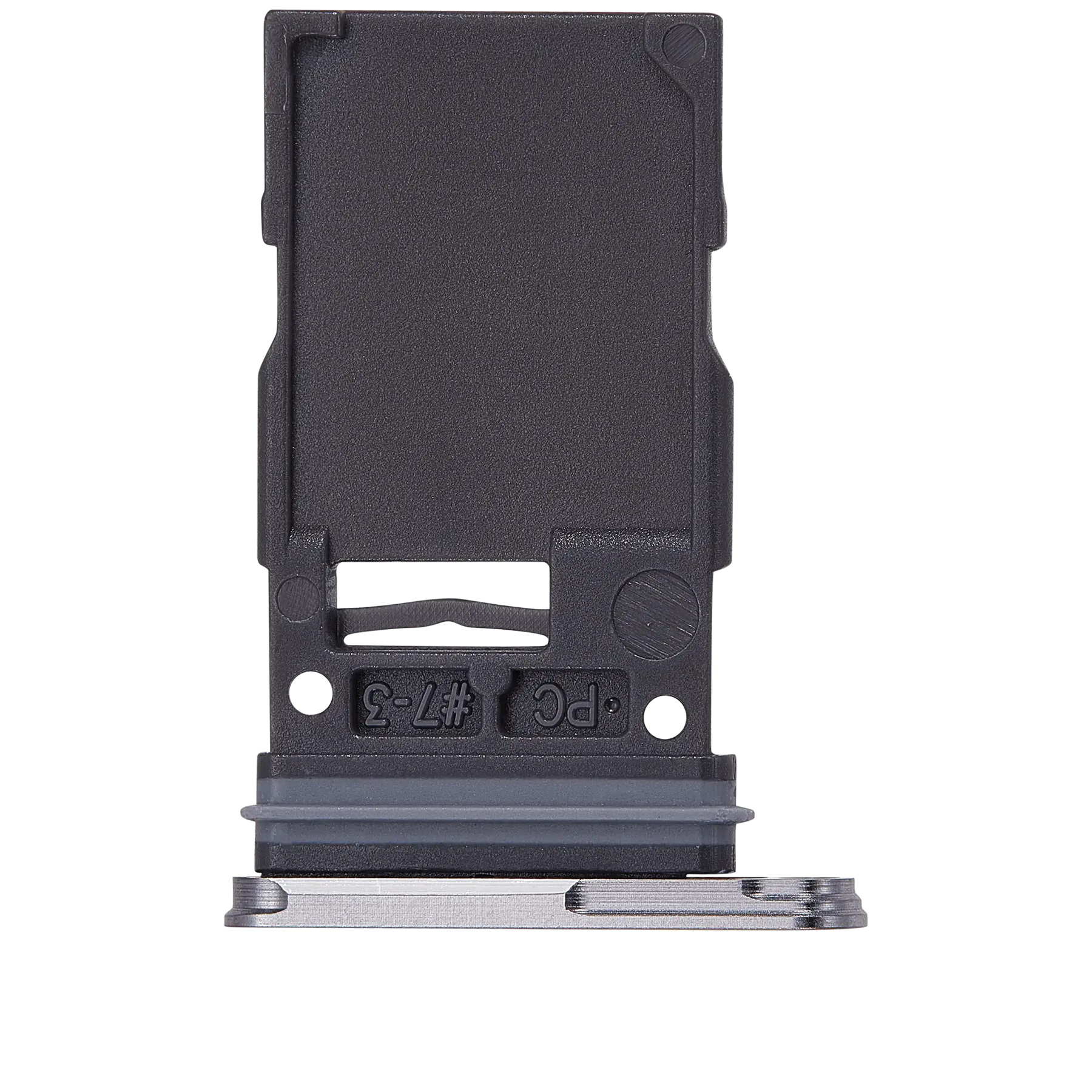 Replacement Single Sim Card Tray Compatible For Samsung Galaxy S25 / S25 Plus (Premium) (Silver Shadow)