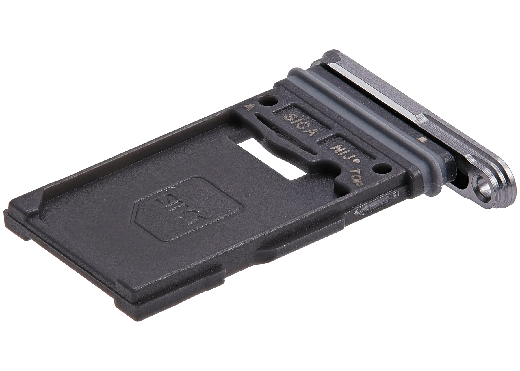 Replacement Single Sim Card Tray Compatible For Samsung Galaxy S25 / S25 Plus (Premium) (Silver Shadow)