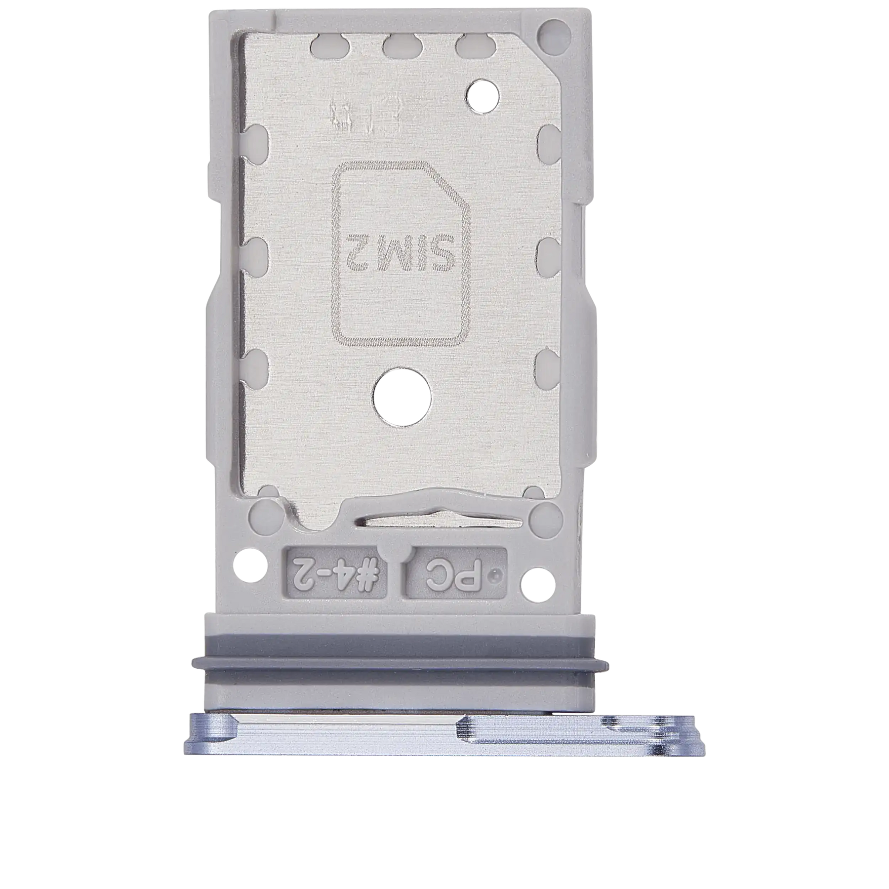 Dual Sim Card Tray Compatible For Samsung Galaxy S25 / S25 Plus Replacement (Premium) (Iceblue)