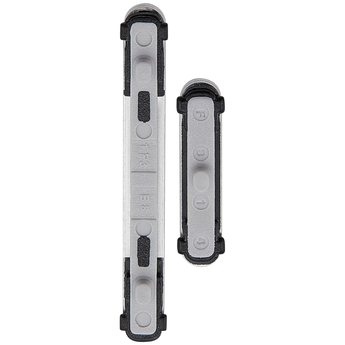 Replacement Hard Buttons (Power / Volume) Compatible For Samsung Galaxy S25 Ultra (Titanium Silver)