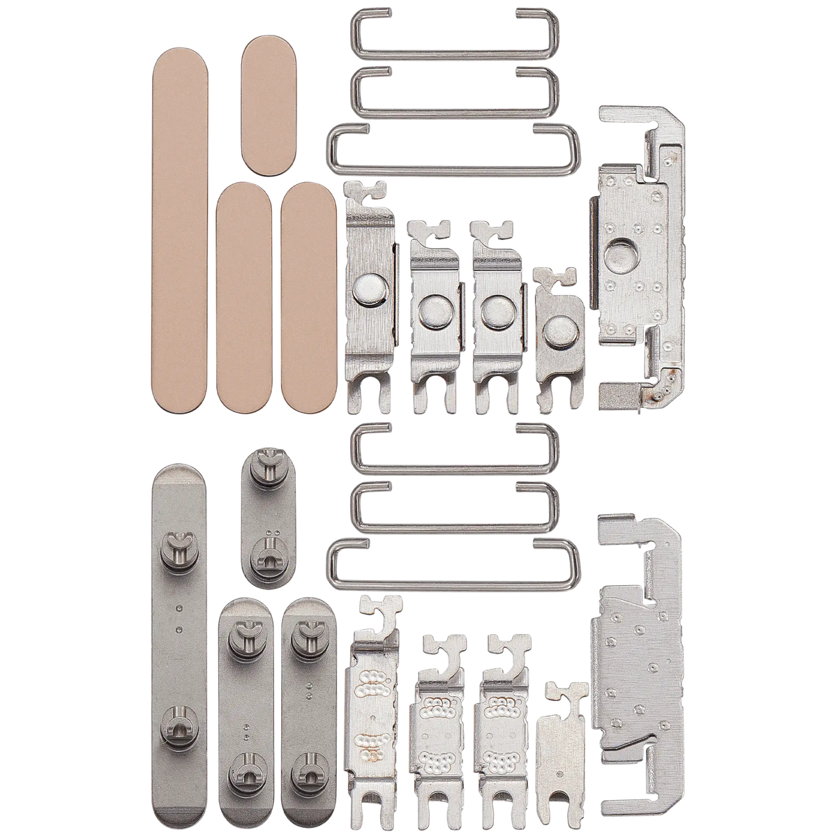 Hard Buttons (Power / Volume / Switch) Compatible For iPhone 16 Pro / 16 Pro Max (Desert Titanium)