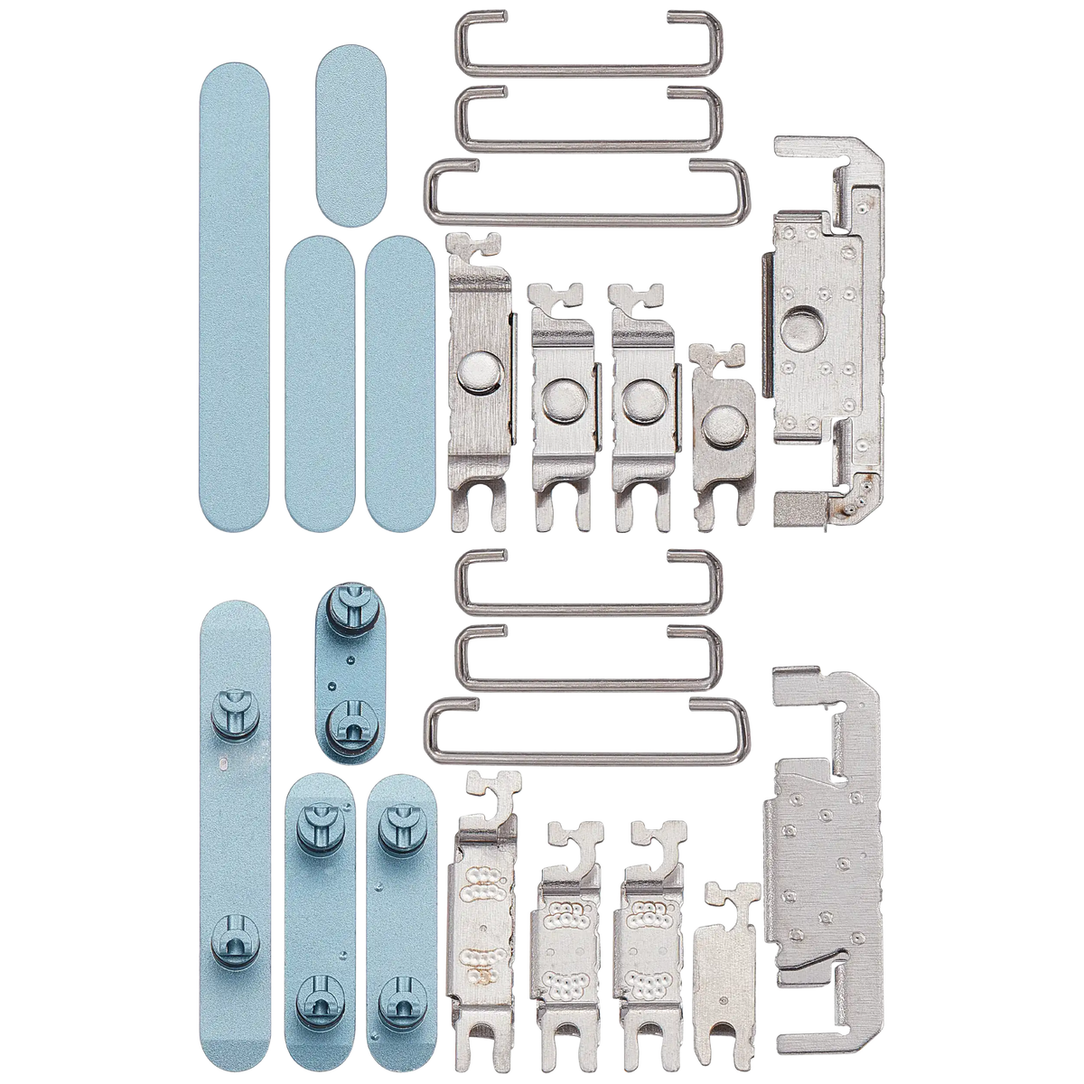 Hard Buttons (Power / Volume / Switch) Compatible For iPhone 16 / 16 Plus (Teal)