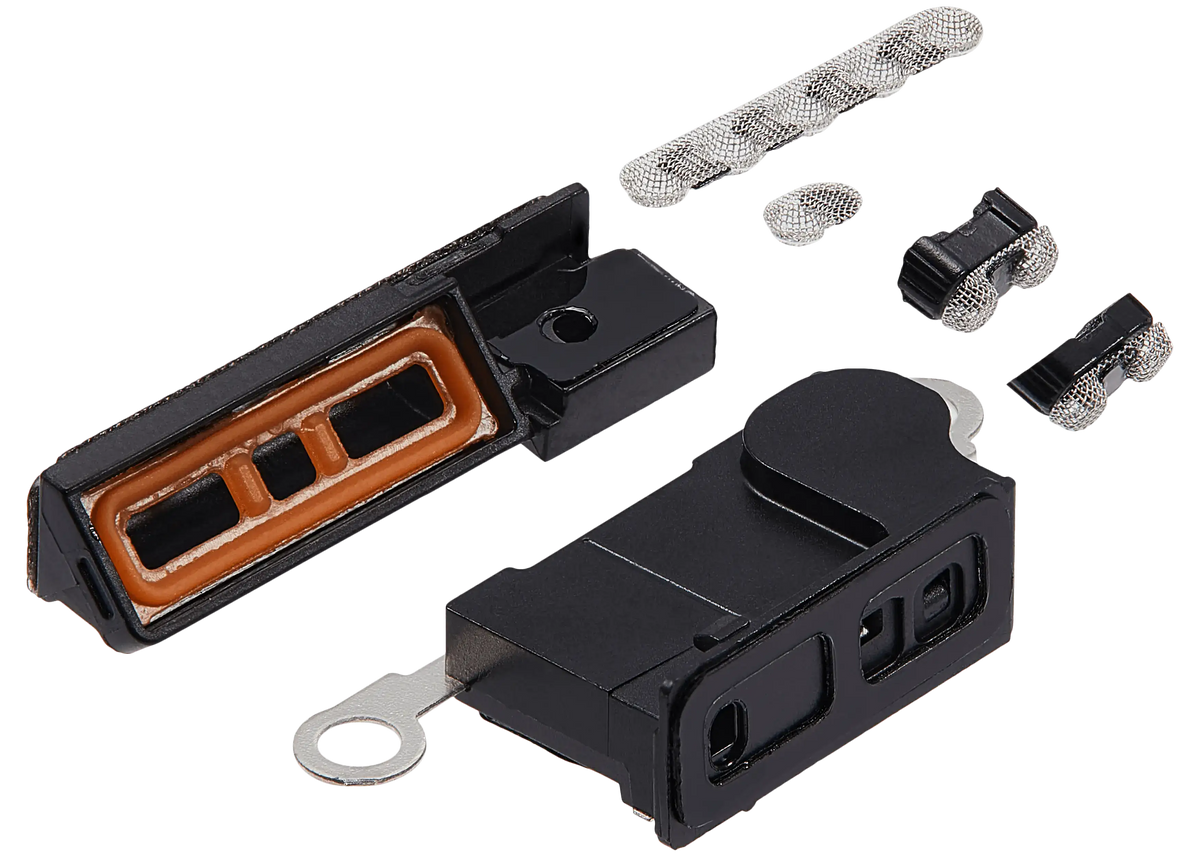 Loudspeaker / Mic Mesh Compatible For iPhone 16 Pro Max (White Titanium) (10 Pack)