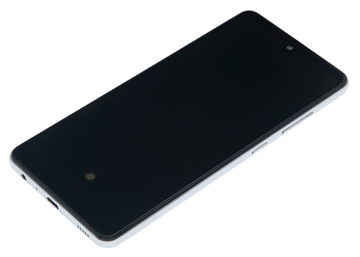 OLED Assembly With Frame Compatible For Samsung Galaxy A52 4G (A525 / 2021) / A52 5G (A526 / 2021) / A52S 5G (A528 / 2021) (6.36") (Vemake) (Awesome White)